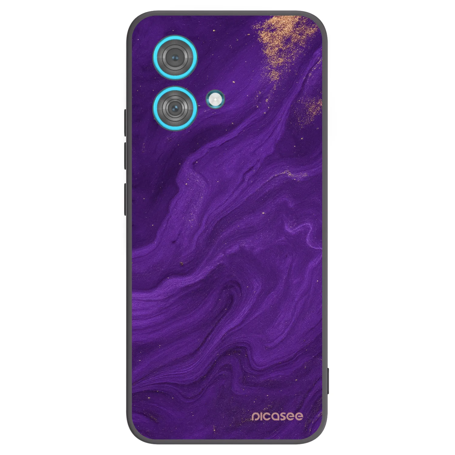 Picasee fekete szilikon tok az alábbi mobiltelefonokra Motorola Edge 40 Neo - Purple
