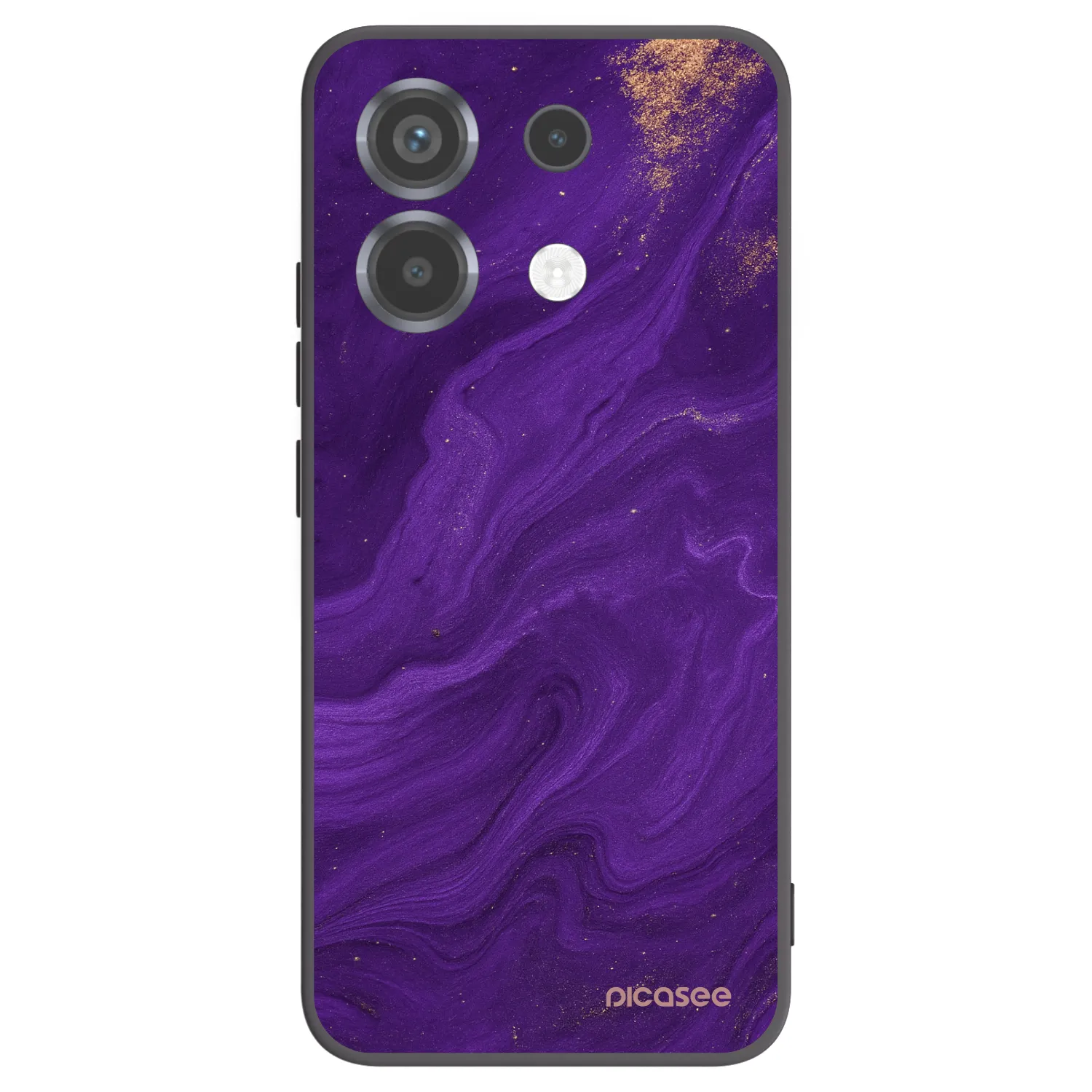Picasee fekete szilikon tok az alábbi mobiltelefonokra Xiaomi Poco X6 - Purple