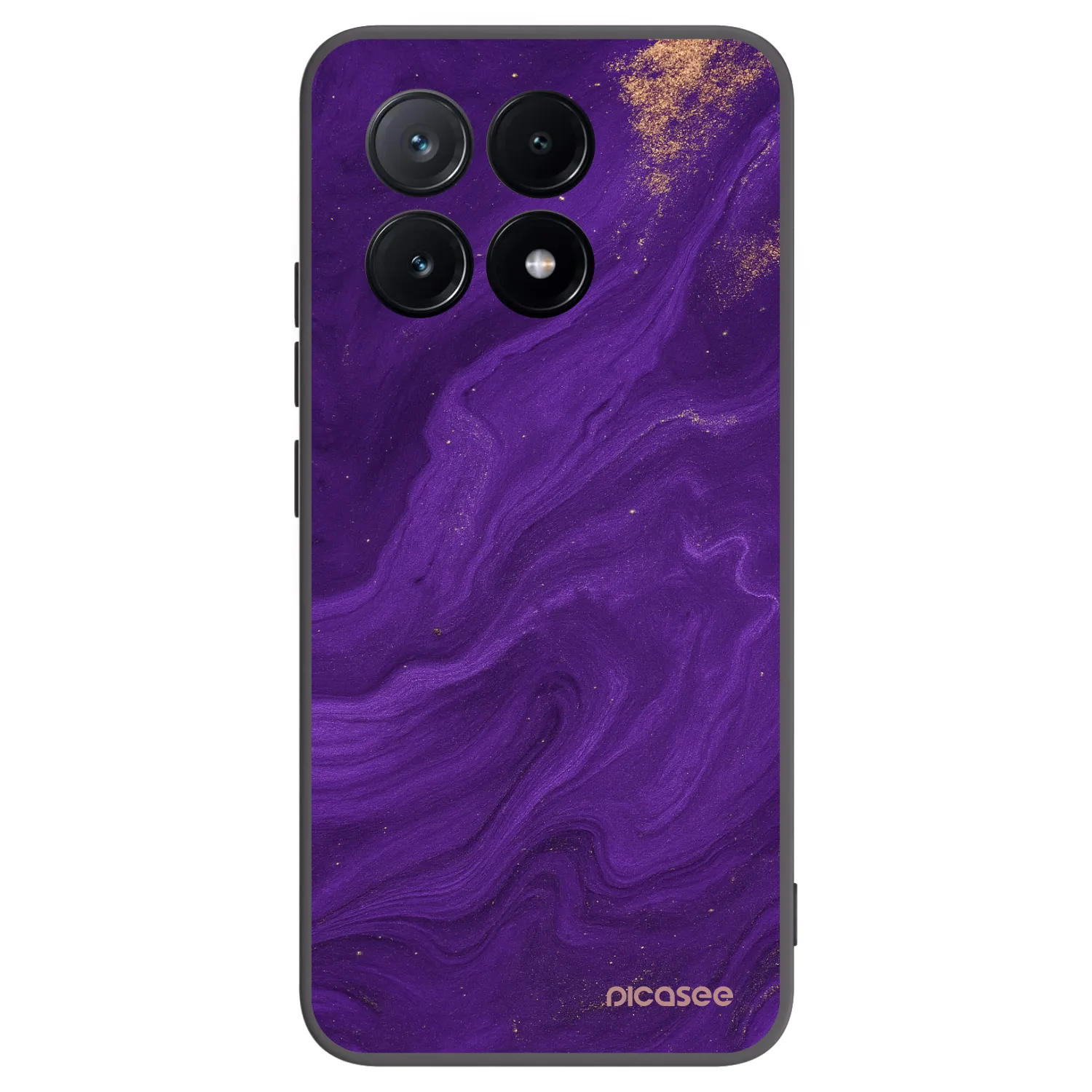 Picasee fekete szilikon tok az alábbi mobiltelefonokra Xiaomi Poco X6 Pro - Purple