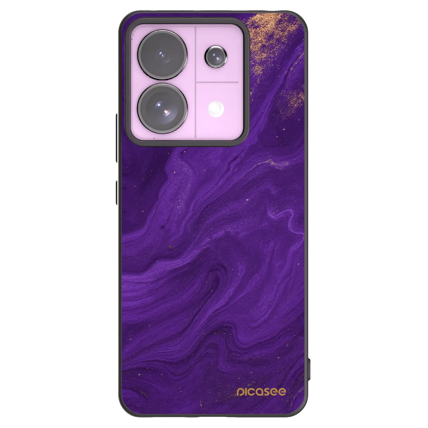 Picasee fekete szilikon tok az alábbi mobiltelefonokra Xiaomi Redmi Note 13 Pro 5G - Purple