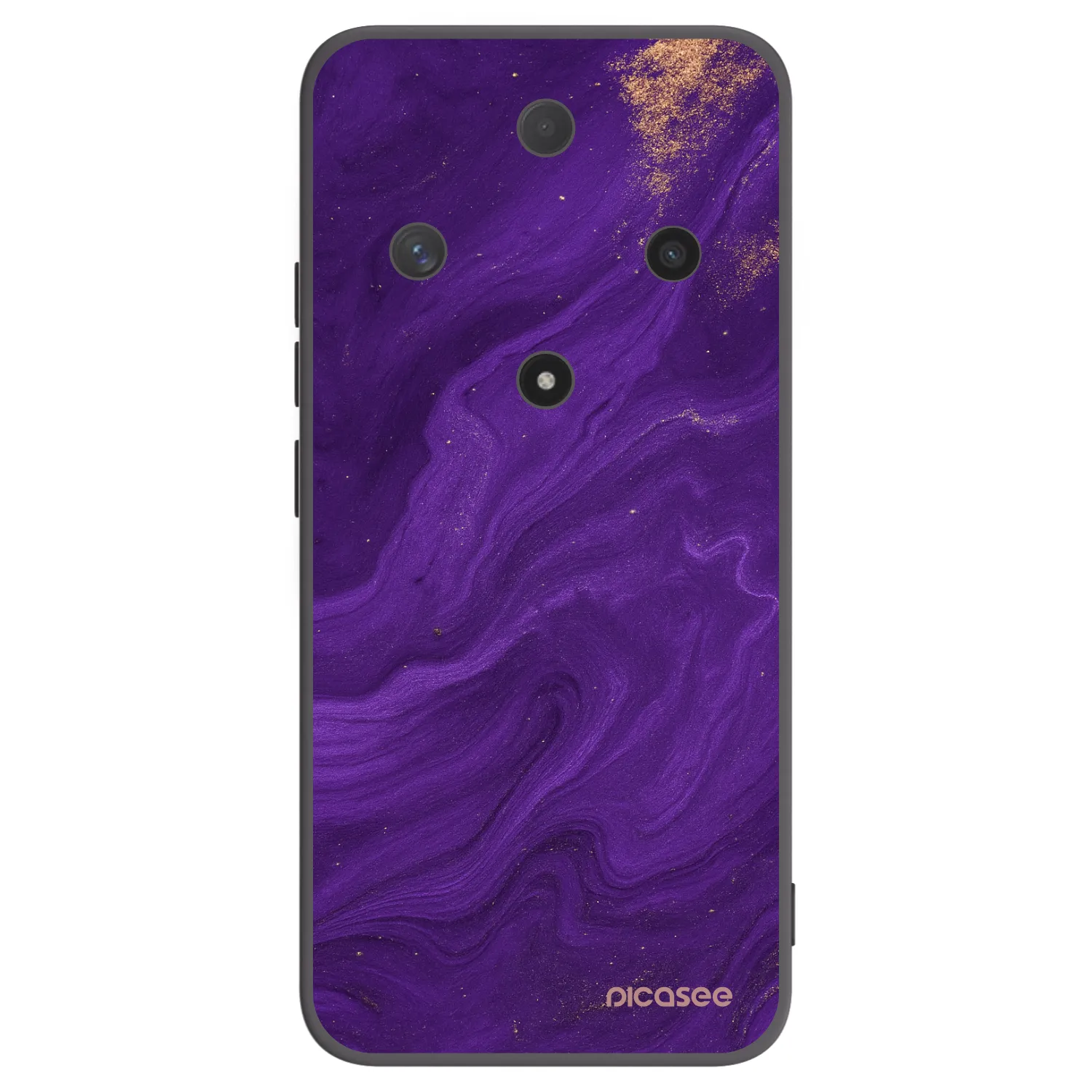 Picasee fekete szilikon tok az alábbi mobiltelefonokra Honor Magic6 Lite 5G - Purple