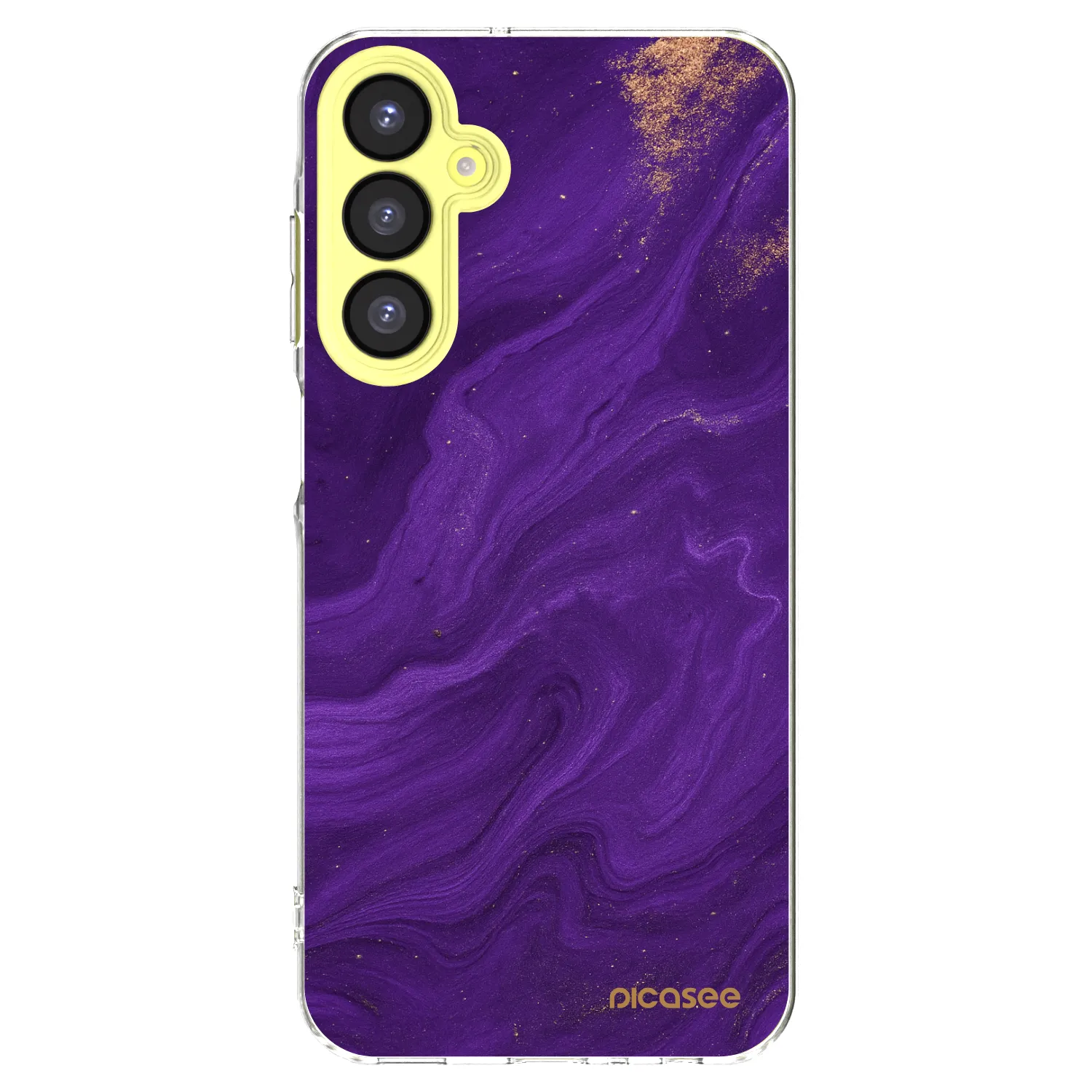 Picasee átlátszó szilikon tok az alábbi mobiltelefonokra Samsung Galaxy A25 A256B 5G - Purple