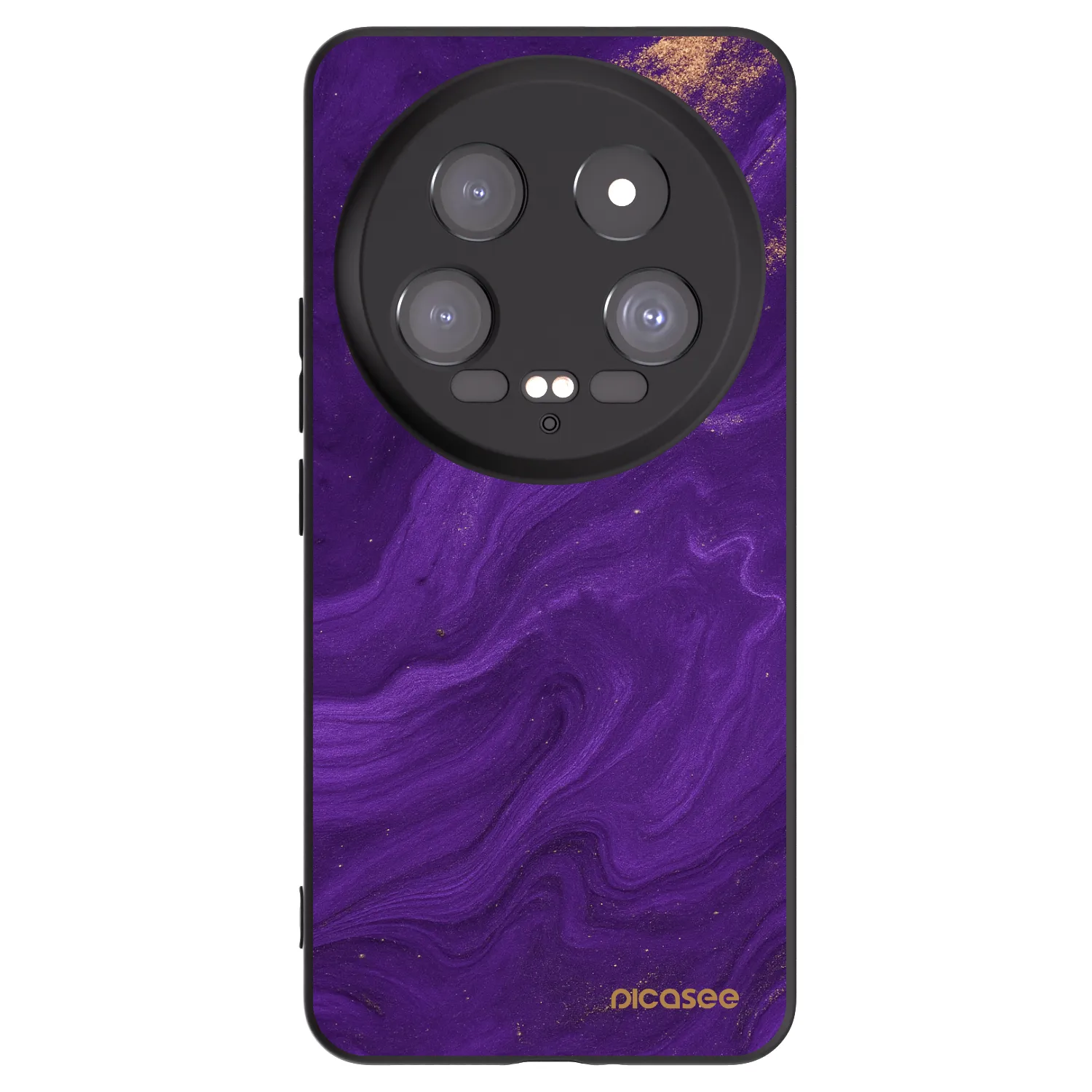 Picasee fekete szilikon tok az alábbi mobiltelefonokra Xiaomi 14 Ultra - Purple