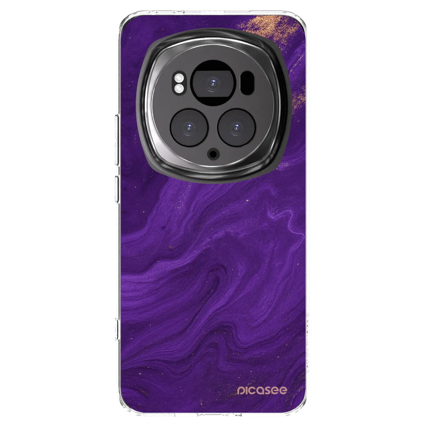Picasee átlátszó szilikon tok az alábbi mobiltelefonokra Honor Magic6 Pro - Purple
