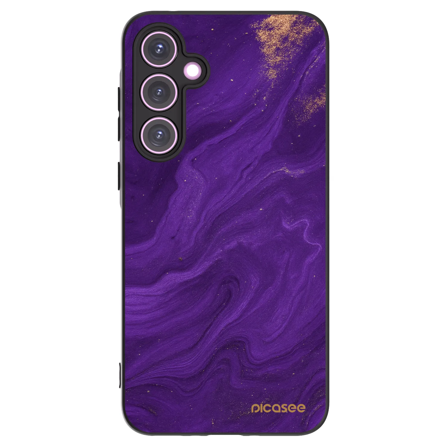 Picasee fekete szilikon tok az alábbi mobiltelefonokra Samsung Galaxy A35 5G A356B - Purple