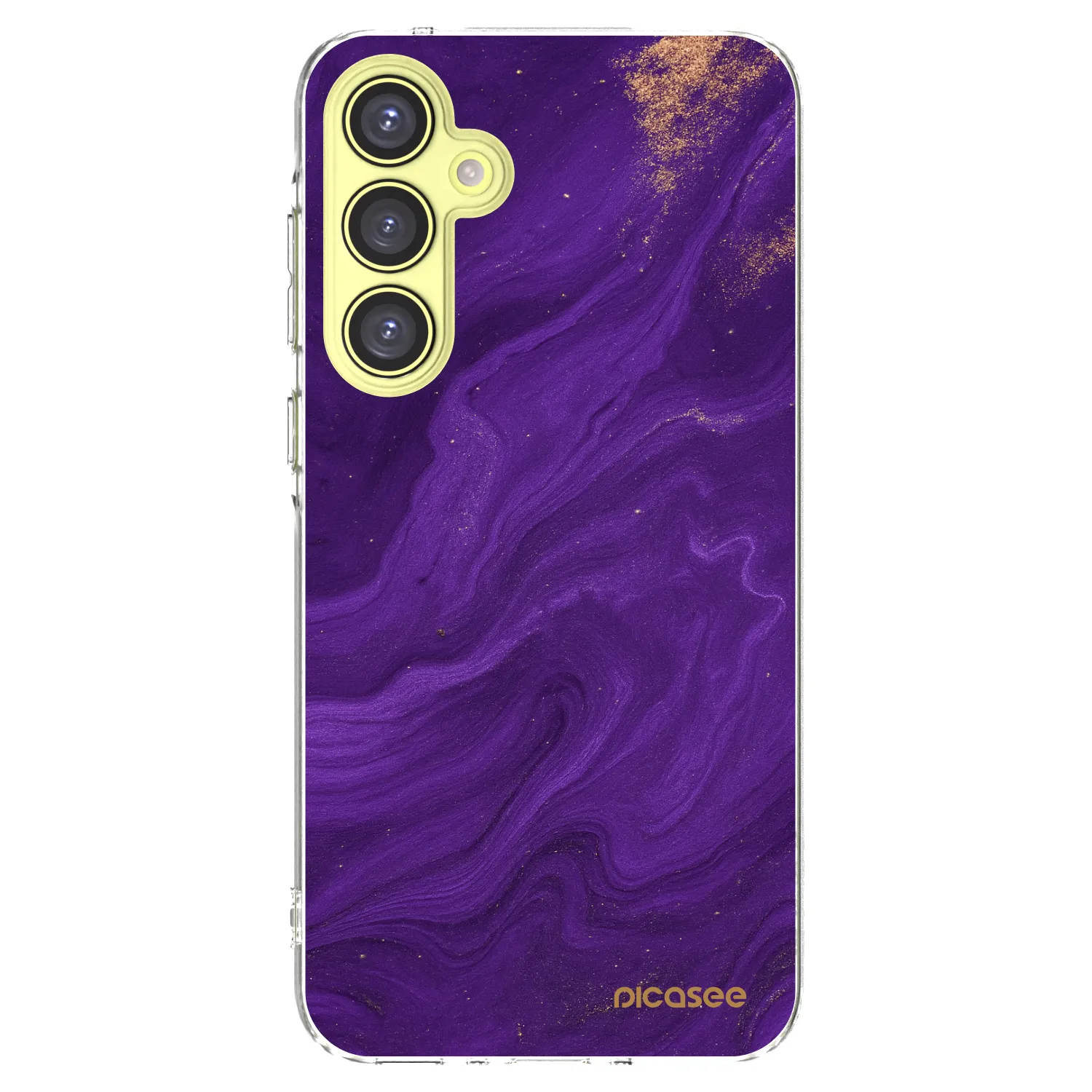 Picasee átlátszó szilikon tok az alábbi mobiltelefonokra Samsung Galaxy A35 5G A356B - Purple
