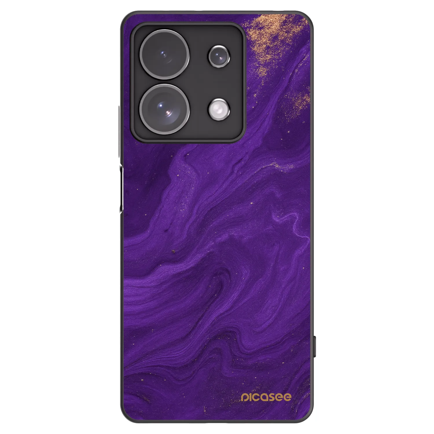 Picasee fekete szilikon tok az alábbi mobiltelefonokra Xiaomi Redmi Note 13 Pro 4G - Purple