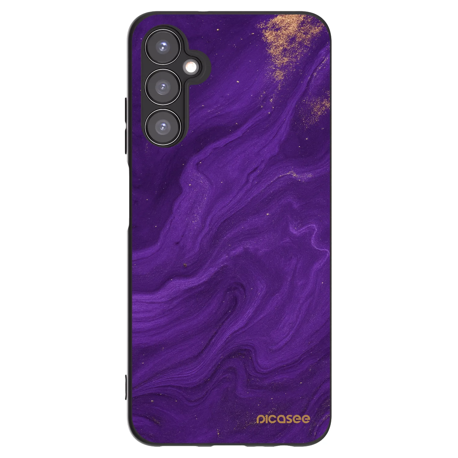 Picasee fekete szilikon tok az alábbi mobiltelefonokra Samsung Galaxy A05s A057G - Purple