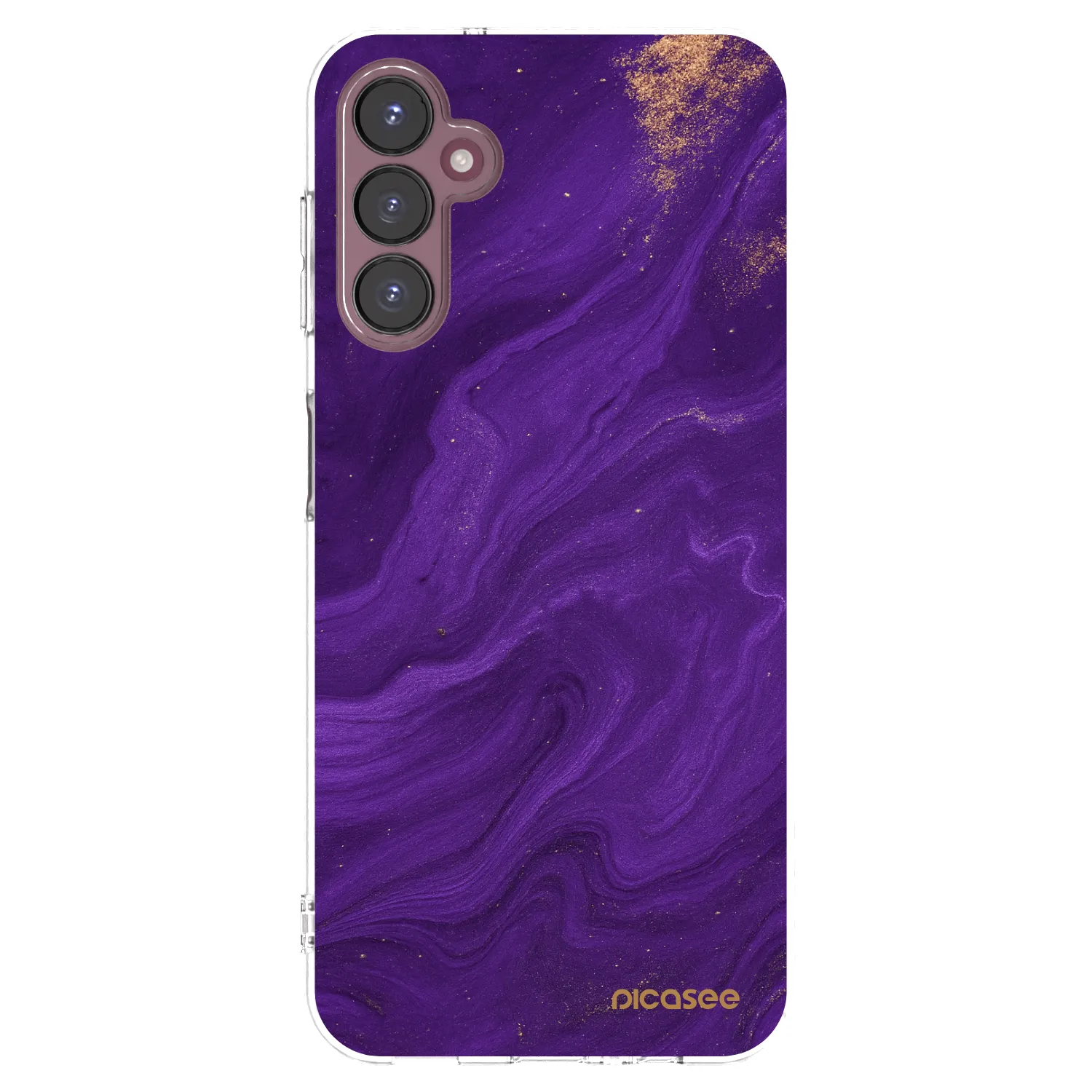 Picasee átlátszó szilikon tok az alábbi mobiltelefonokra Samsung Galaxy A05s A057G - Purple