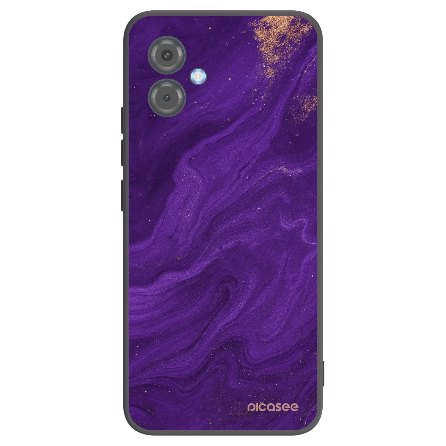 Picasee fekete szilikon tok az alábbi mobiltelefonokra Motorola Moto G14 - Purple