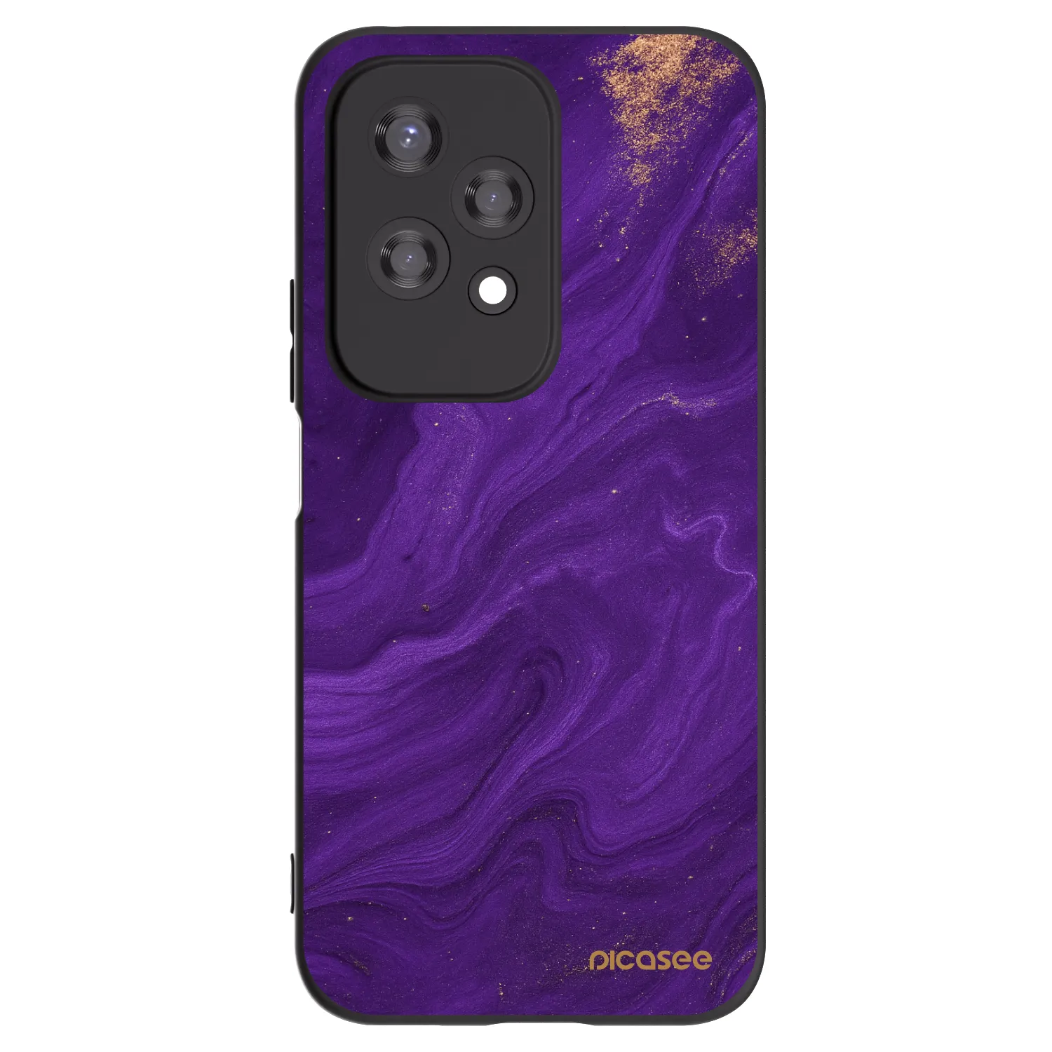 Picasee fekete szilikon tok az alábbi mobiltelefonokra Honor 200 Lite - Purple