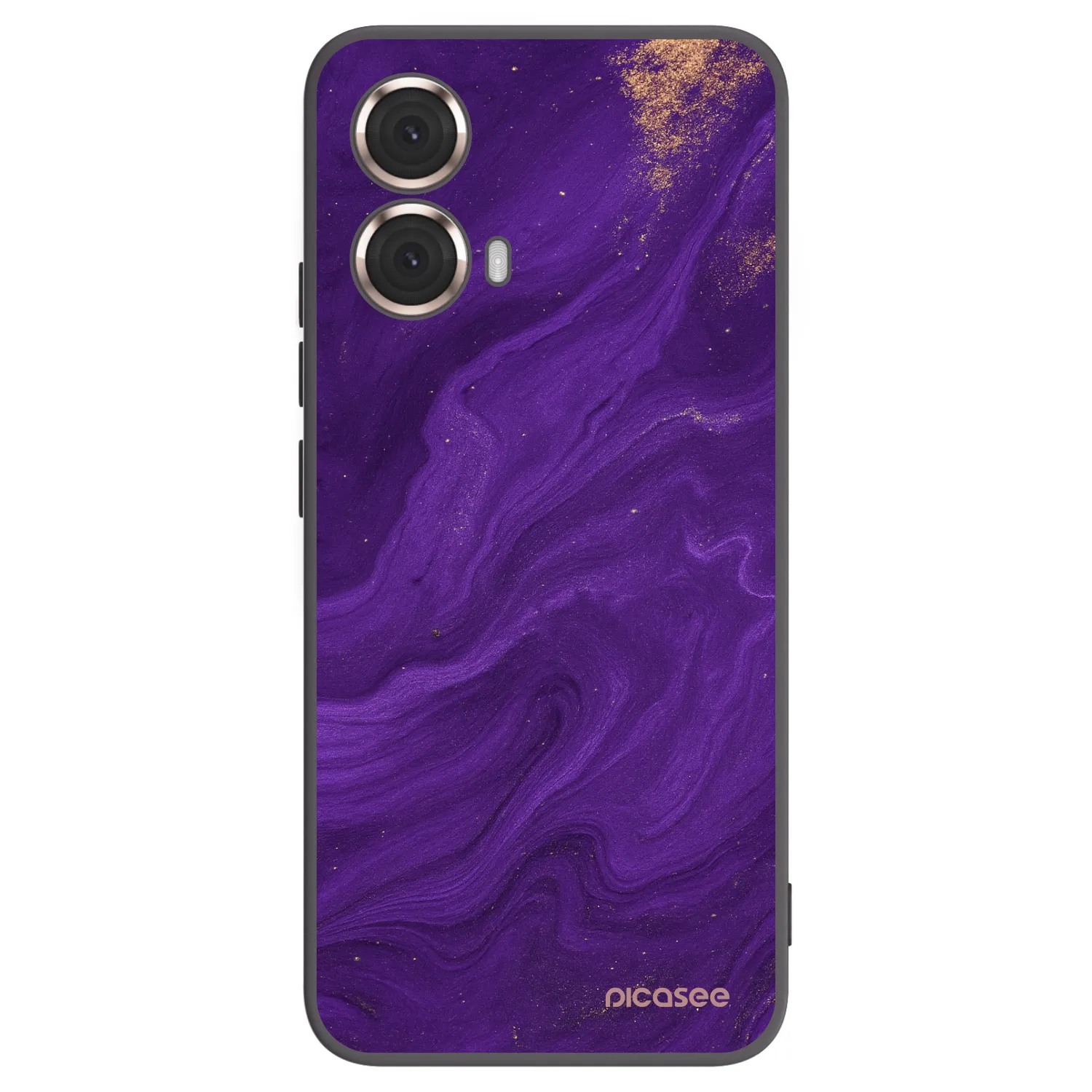 Picasee fekete szilikon tok az alábbi mobiltelefonokra Motorola Moto G85 - Purple