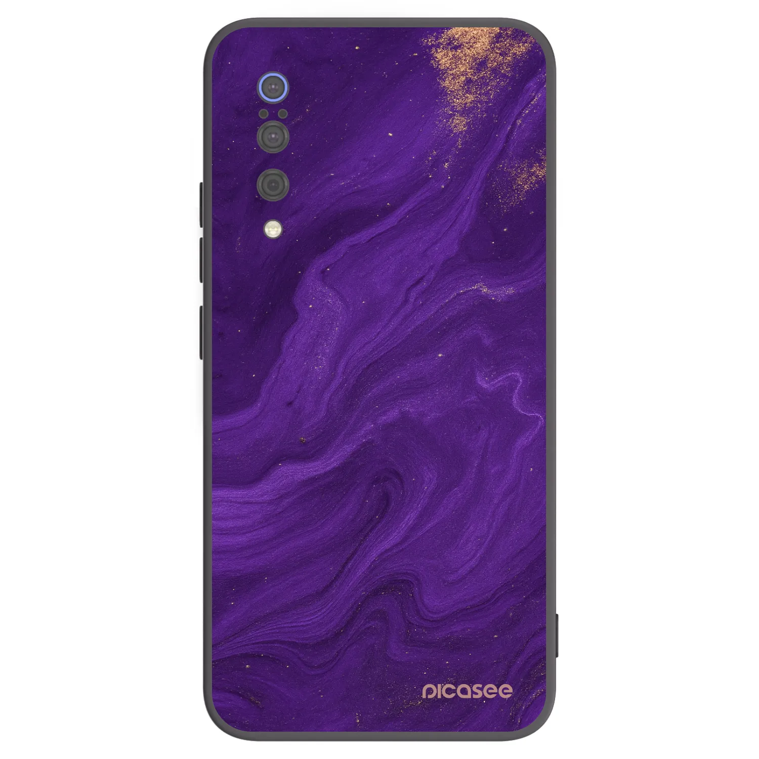 Picasee fekete szilikon tok az alábbi mobiltelefonokra Xiaomi Mi 9 - Purple