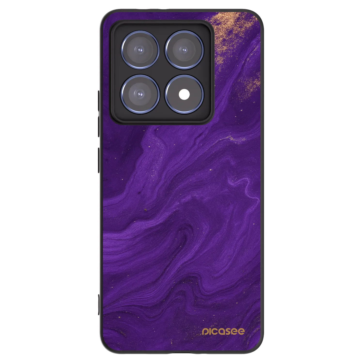 Picasee fekete szilikon tok az alábbi mobiltelefonokra Xiaomi 14T Pro - Purple