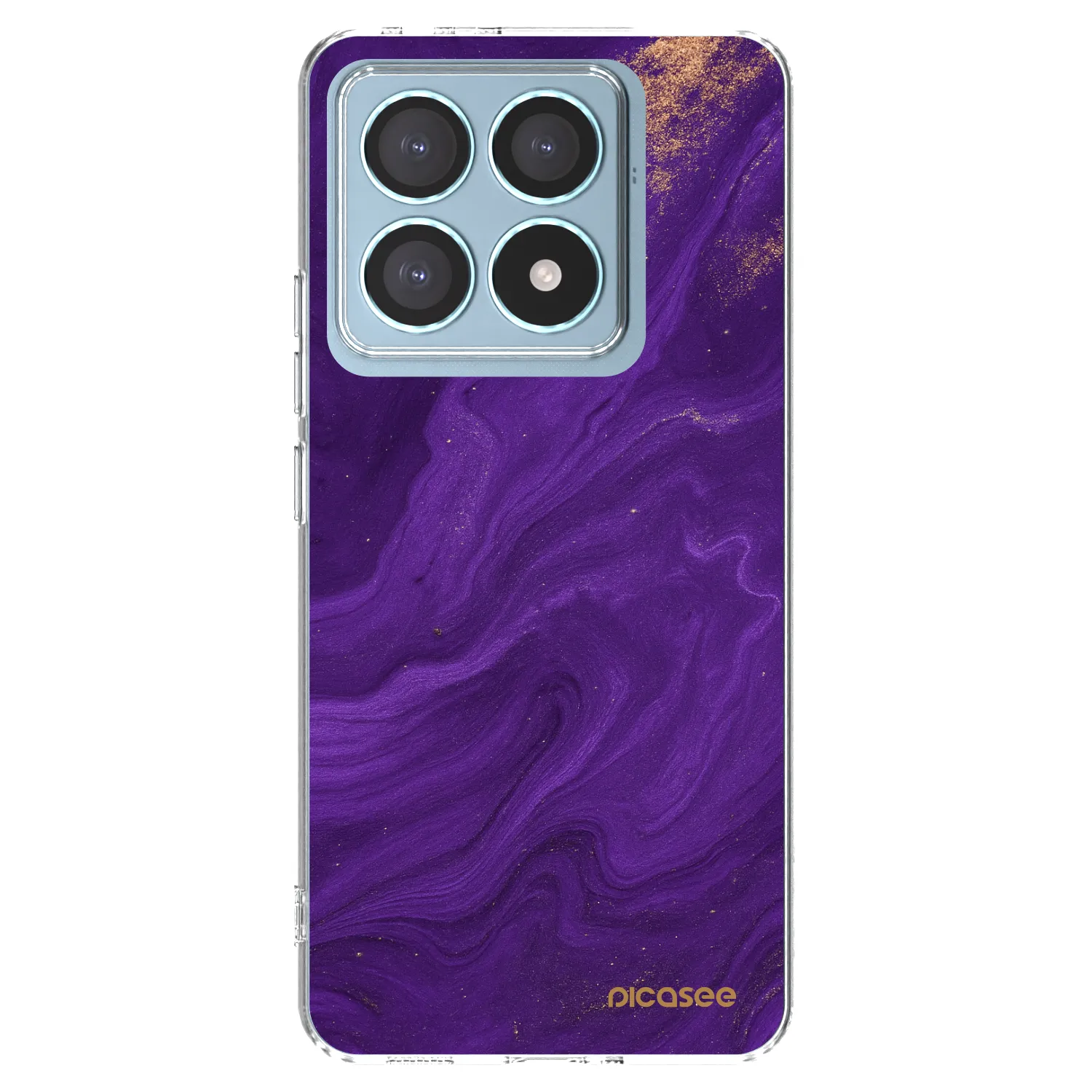 Picasee átlátszó szilikon tok az alábbi mobiltelefonokra Xiaomi 14T Pro - Purple