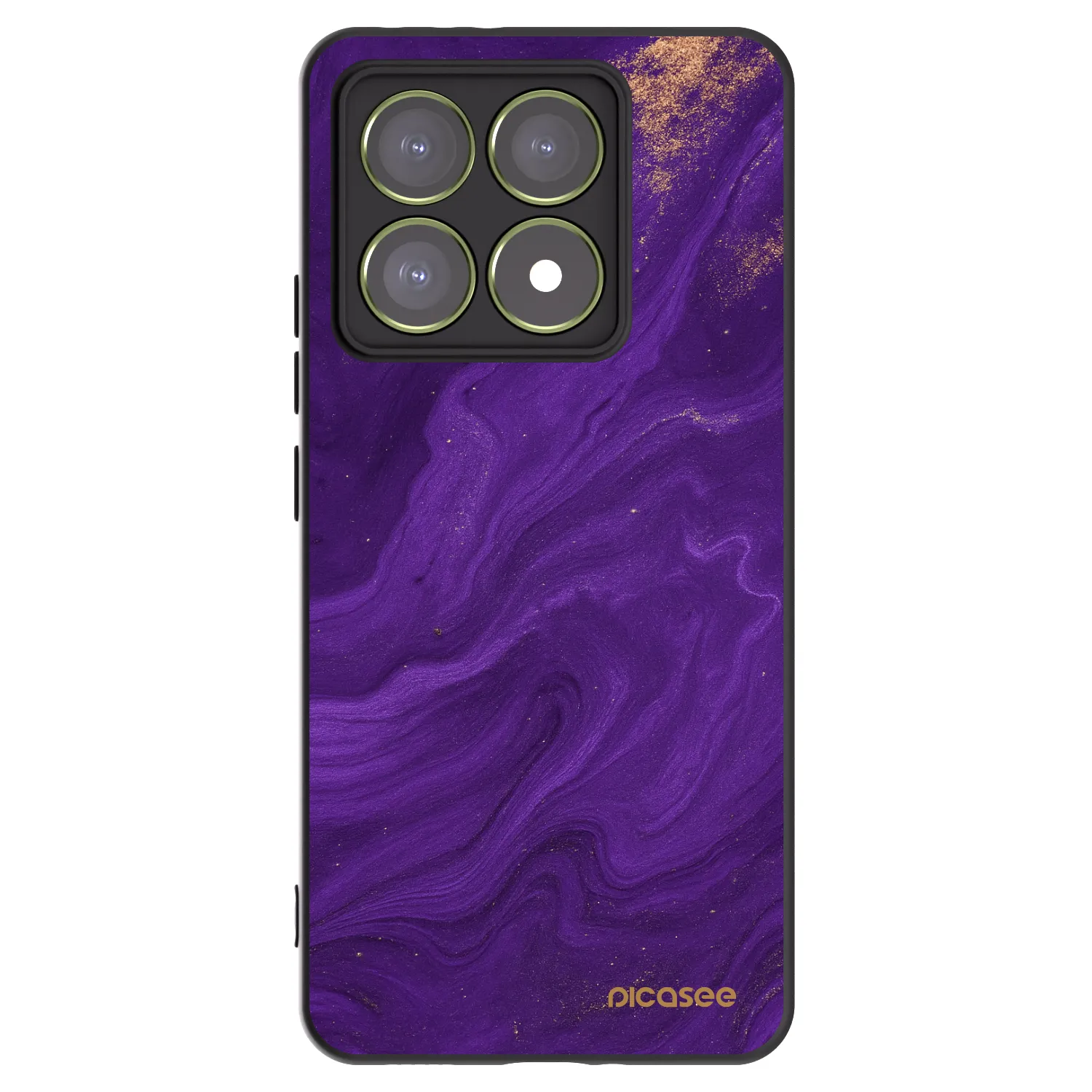 Picasee fekete szilikon tok az alábbi mobiltelefonokra Xiaomi 14T - Purple