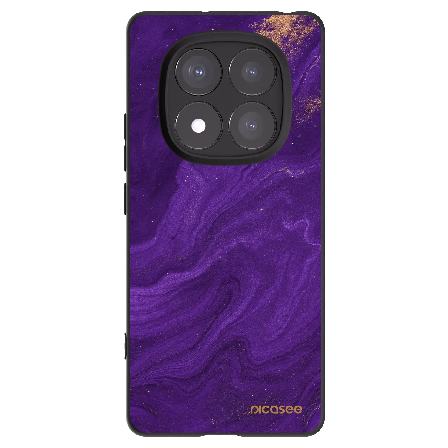 Picasee fekete szilikon tok az alábbi mobiltelefonokra Xiaomi Redmi Note 14 Pro 5G - Purple