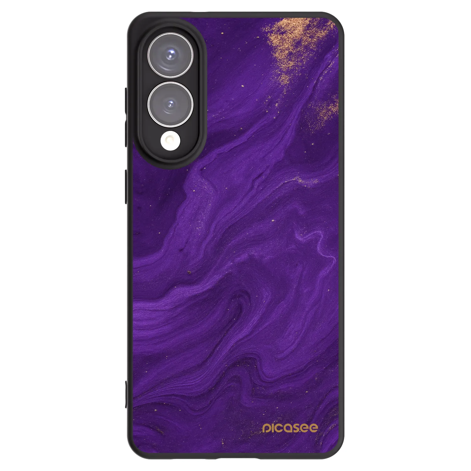 Picasee fekete szilikon tok az alábbi mobiltelefonokra Samsung Galaxy S25 Edge 5G - Purple