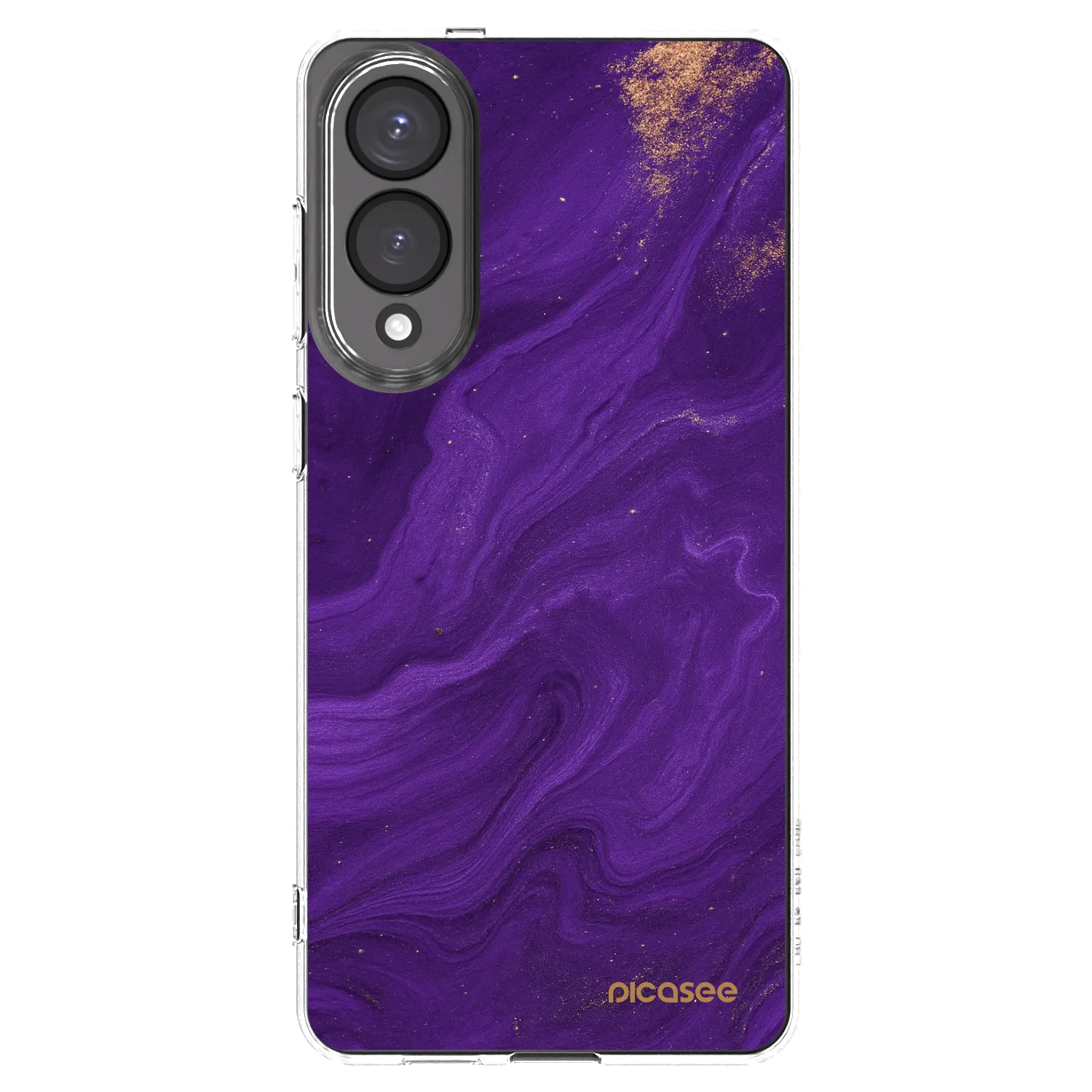 Picasee átlátszó szilikon tok az alábbi mobiltelefonokra Samsung Galaxy S25 Edge 5G - Purple