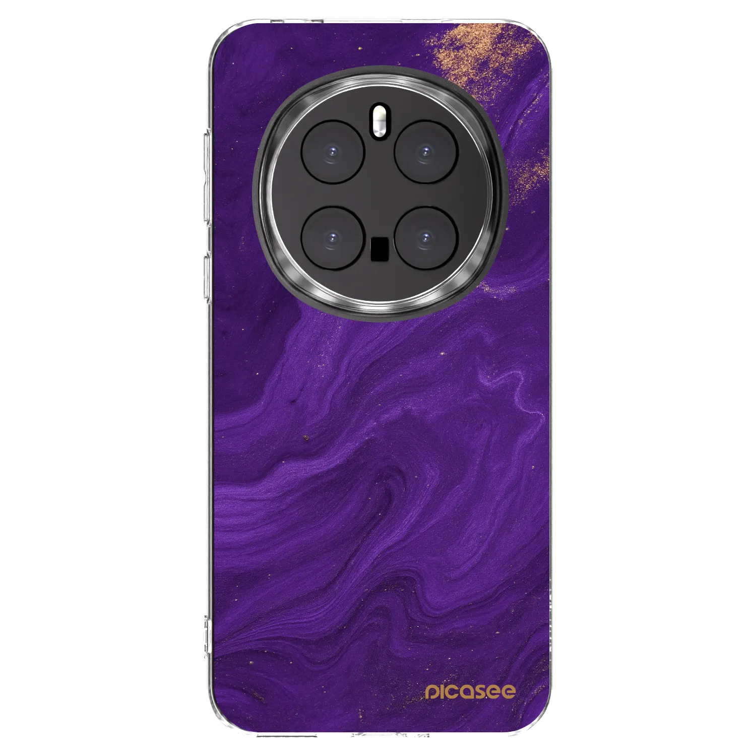 Picasee átlátszó szilikon tok az alábbi mobiltelefonokra Honor Magic7 Pro 5G - Purple