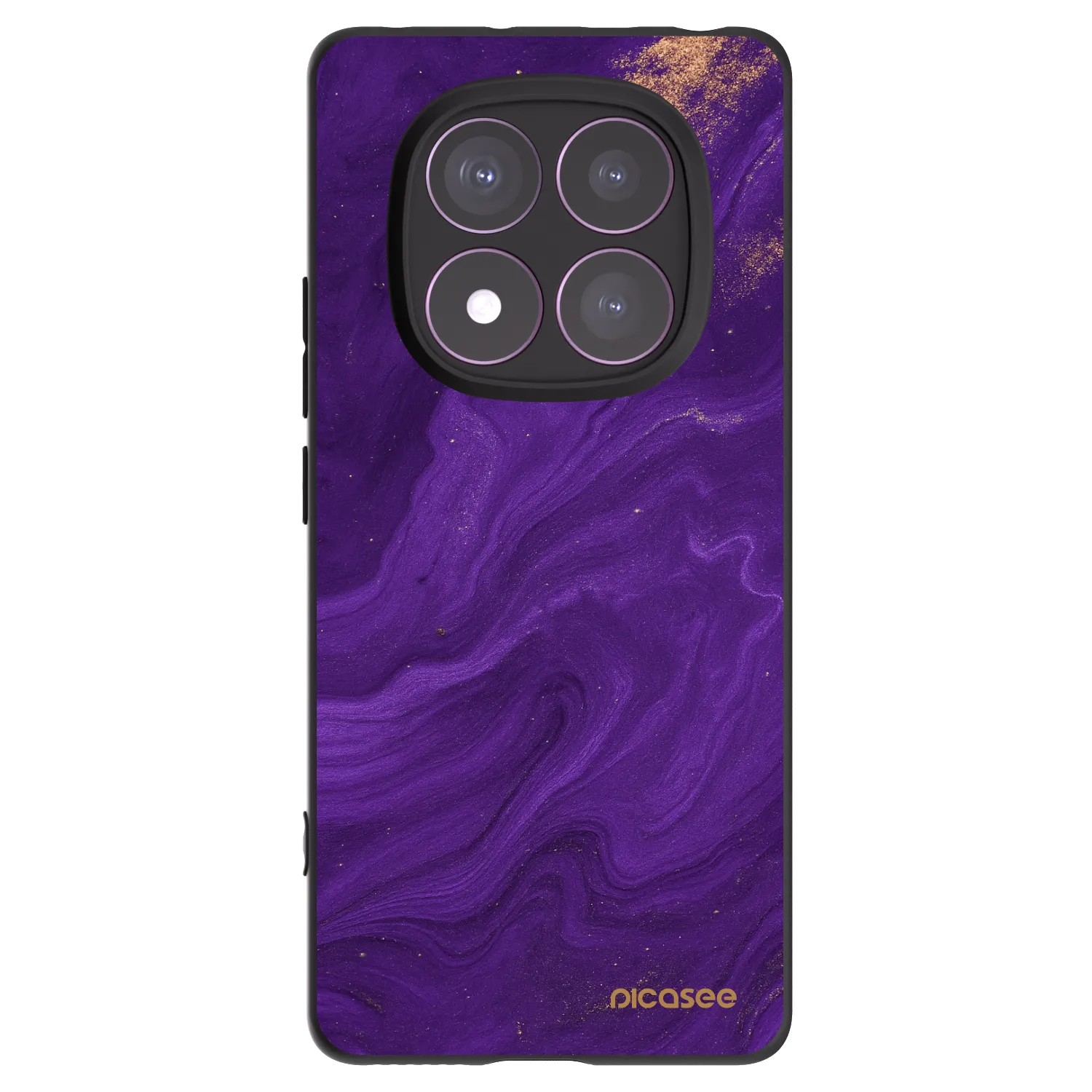 Picasee fekete szilikon tok az alábbi mobiltelefonokra Xiaomi Redmi Note 14 Pro 4G - Purple