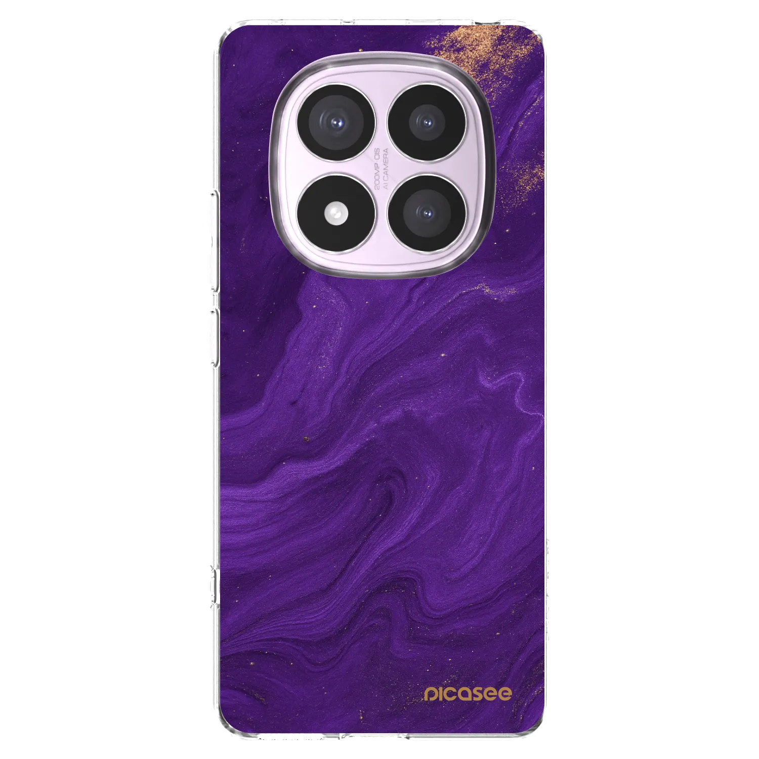 Picasee átlátszó szilikon tok az alábbi mobiltelefonokra Xiaomi Redmi Note 14 Pro 4G - Purple