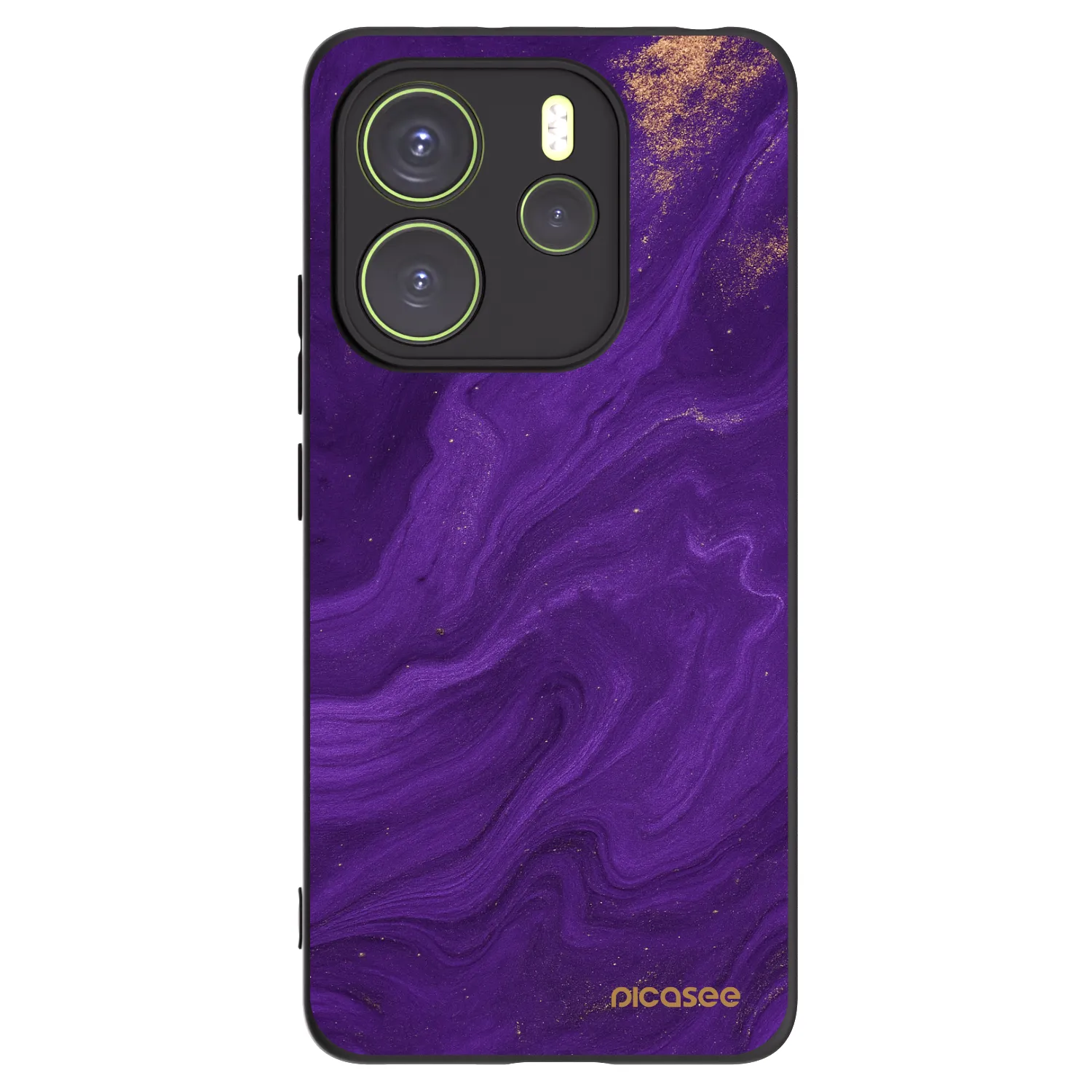 Picasee fekete szilikon tok az alábbi mobiltelefonokra Xiaomi Redmi Note 14 4G - Purple