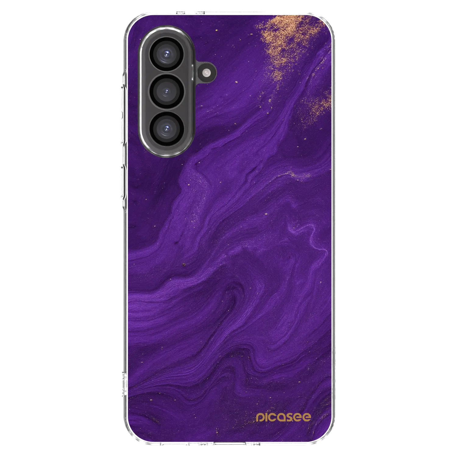 Picasee átlátszó szilikon tok az alábbi mobiltelefonokra Samsung Galaxy A36 5G - Purple