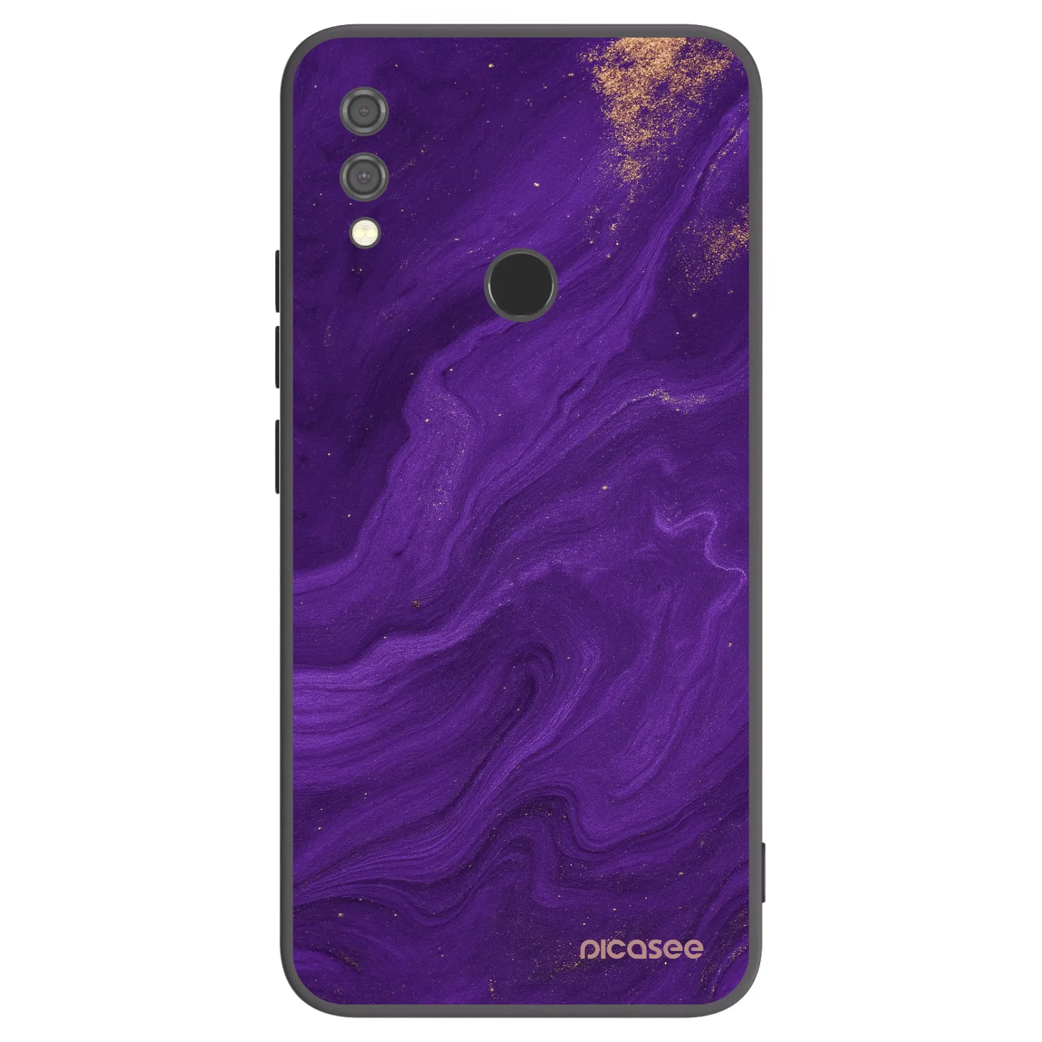 Picasee fekete szilikon tok az alábbi mobiltelefonokra Xiaomi Redmi Note 7 - Purple