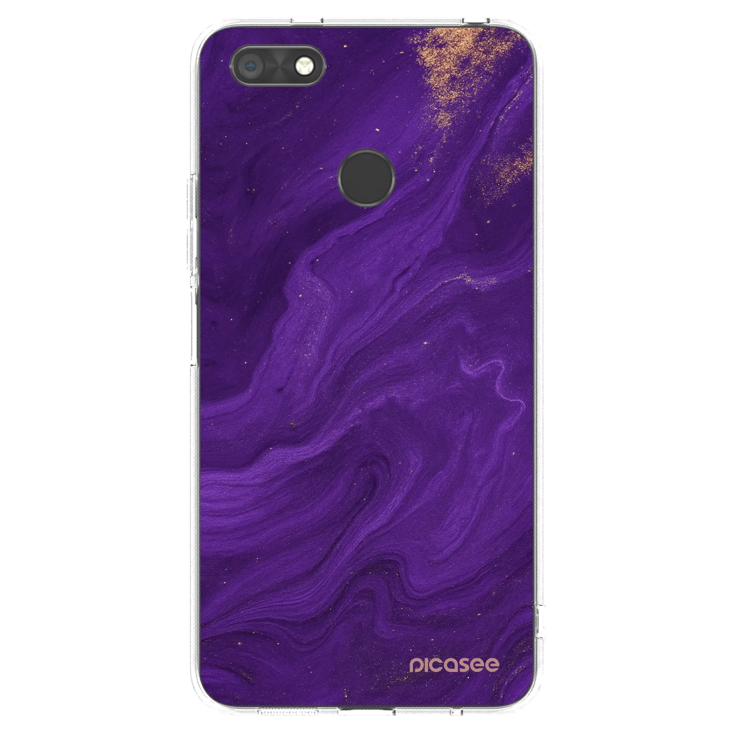 Picasee átlátszó szilikon tok az alábbi mobiltelefonokra Huawei P9 Lite Mini - Purple
