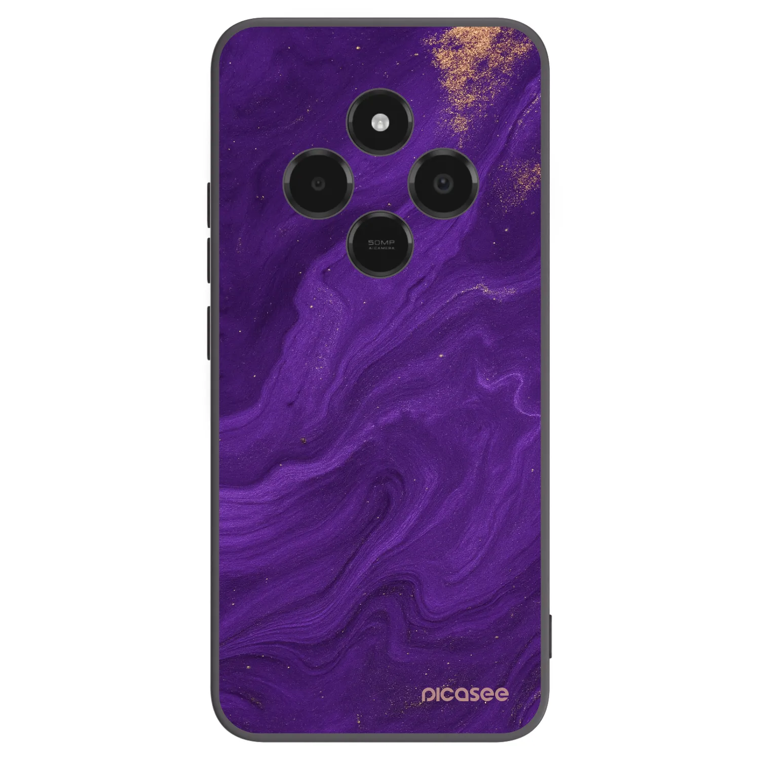 Picasee fekete szilikon tok az alábbi mobiltelefonokra Xiaomi Poco C75 - Purple