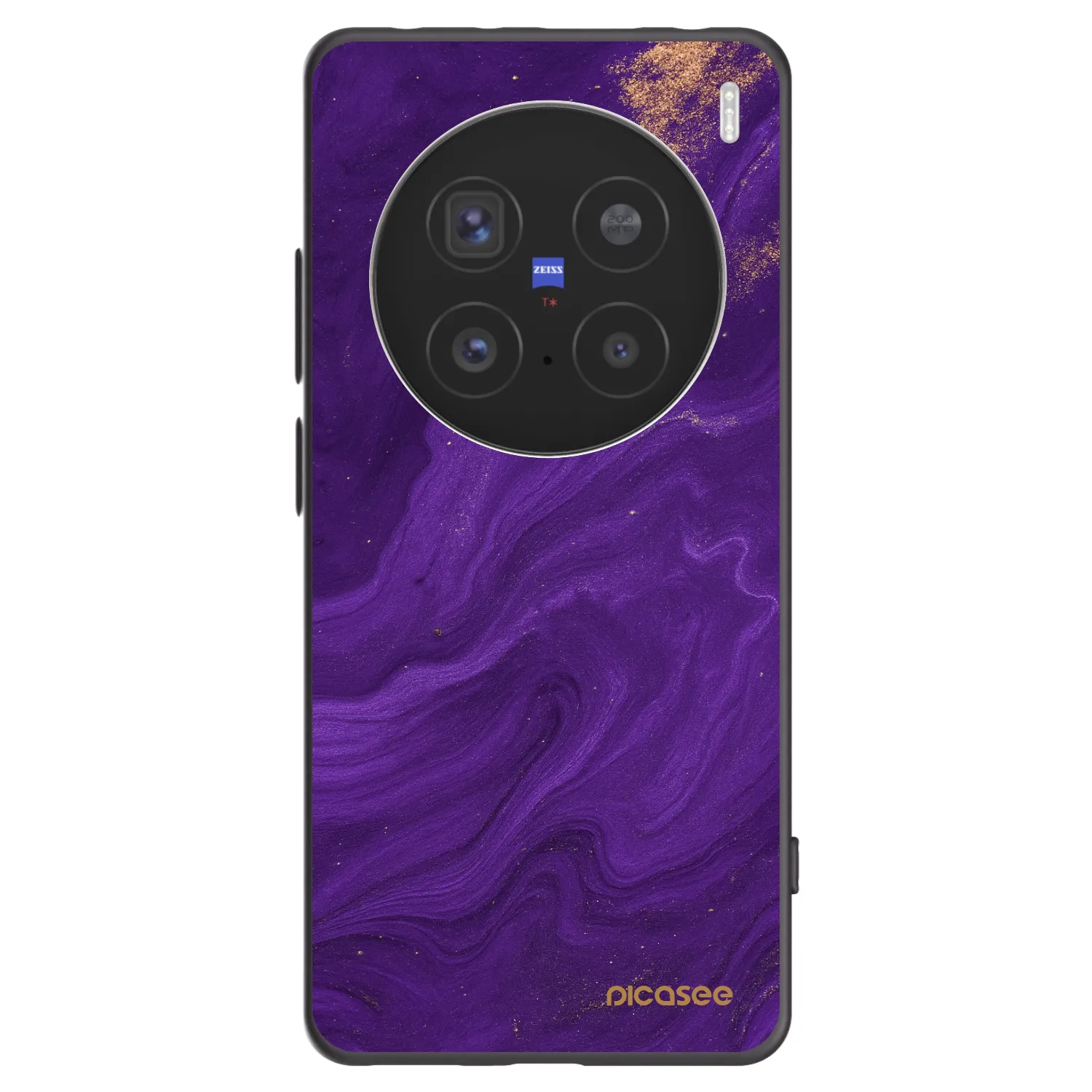 Picasee fekete szilikon tok az alábbi mobiltelefonokra Vivo X200 Pro - Purple