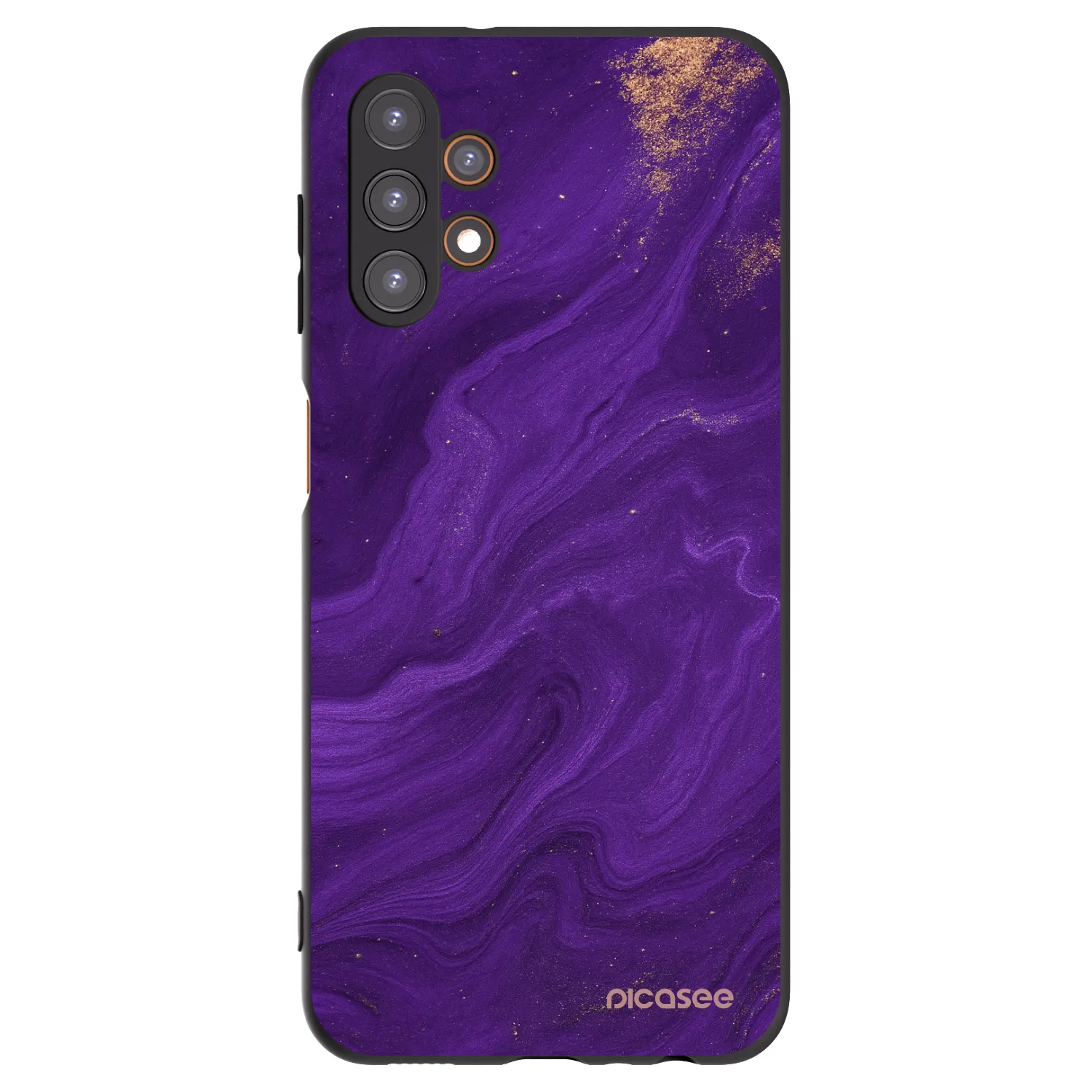 Picasee fekete szilikon tok az alábbi mobiltelefonokra Samsung Galaxy A13 5G - Purple