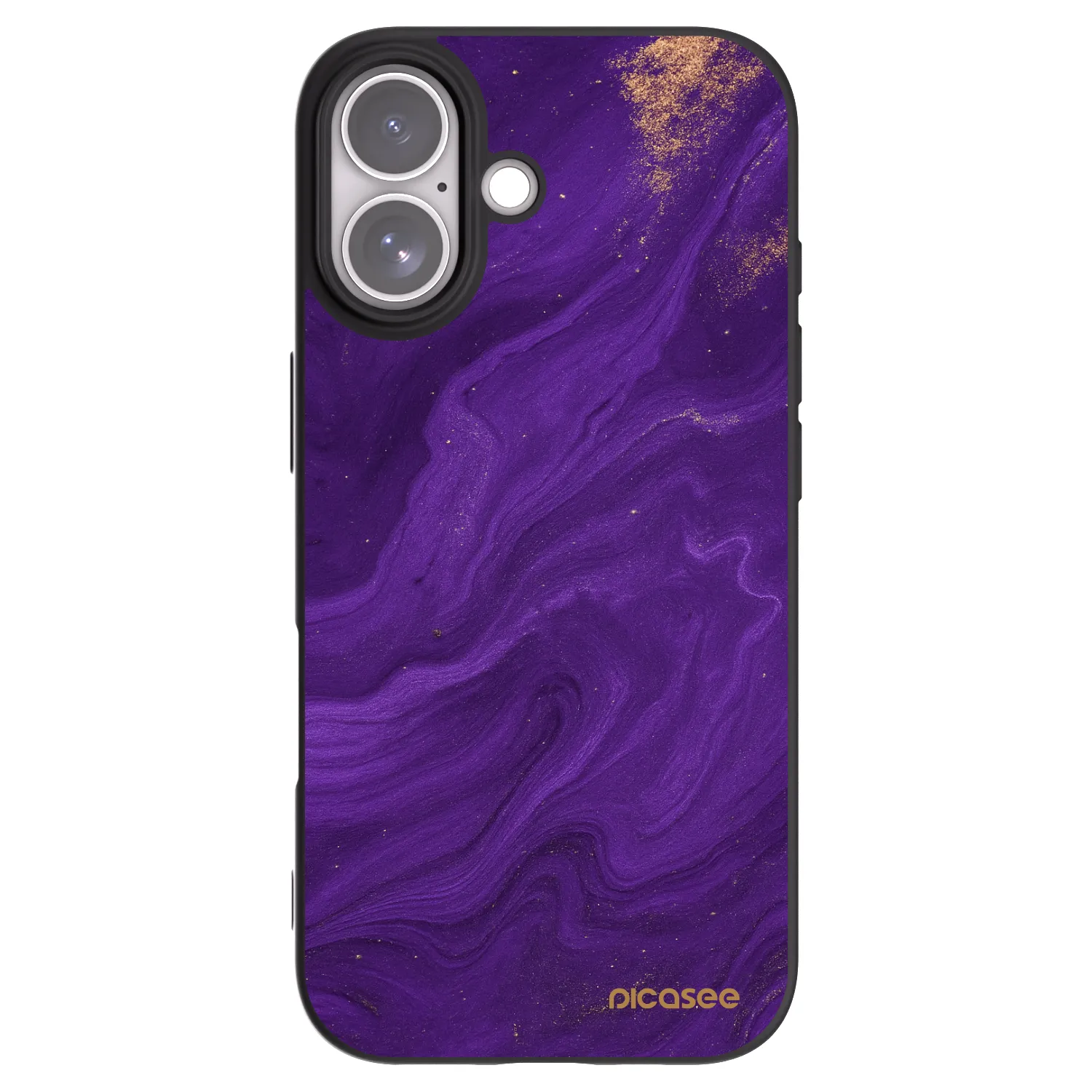 Picasee fekete szilikon tok az alábbi mobiltelefonokra Apple iPhone 17 - Purple