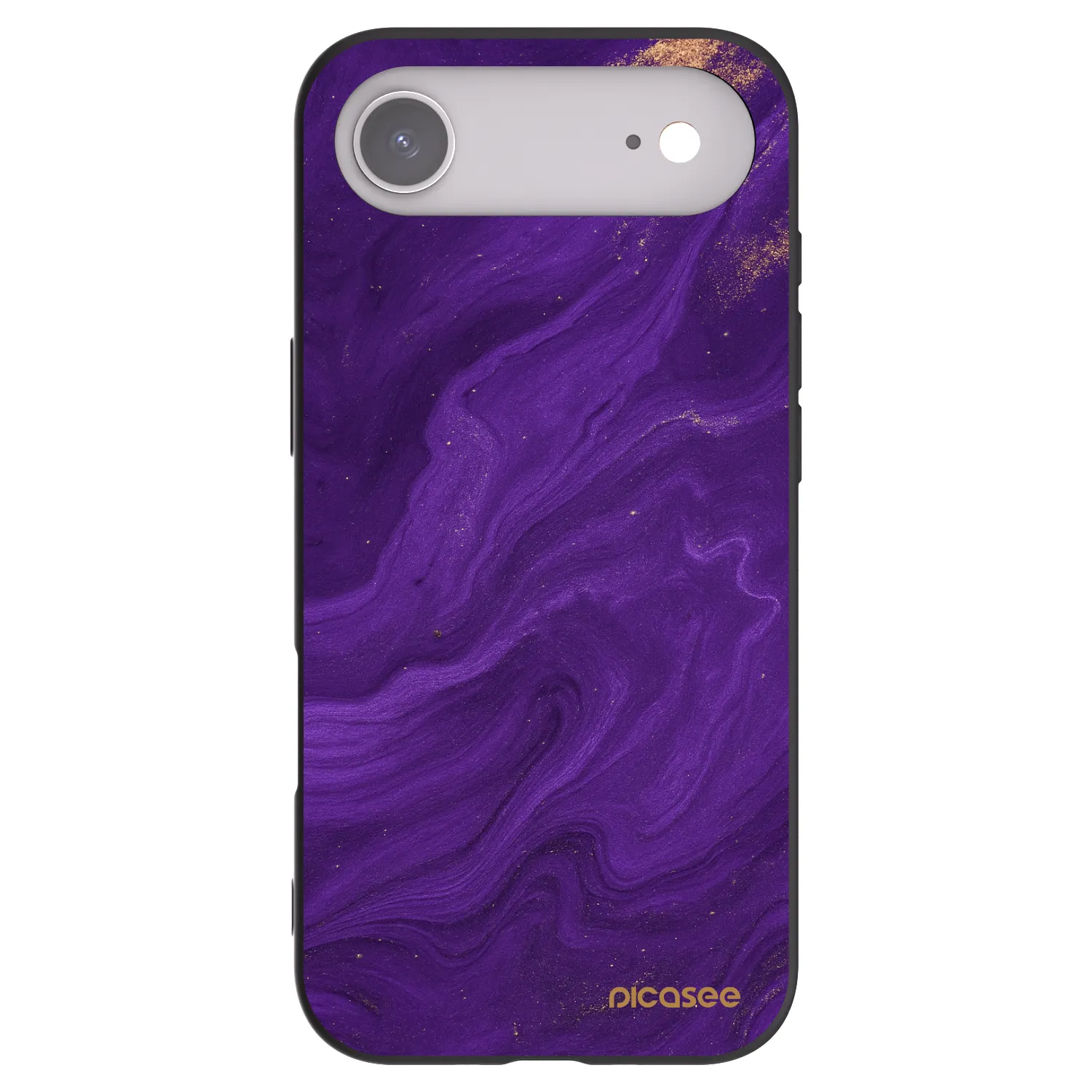 Picasee fekete szilikon tok az alábbi mobiltelefonokra Apple iPhone Air - Purple
