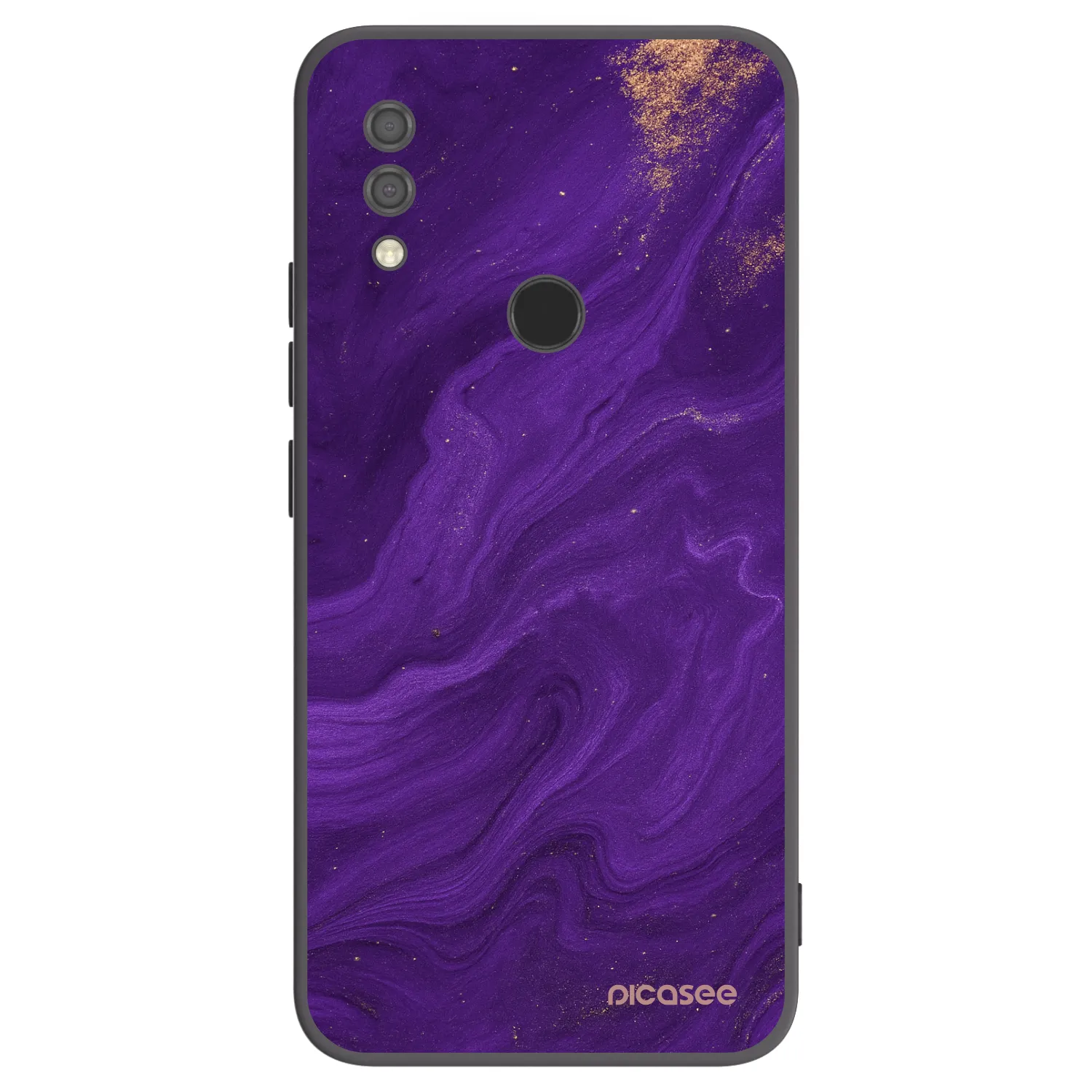 Picasee fekete szilikon tok az alábbi mobiltelefonokra Xiaomi Redmi 7 - Purple