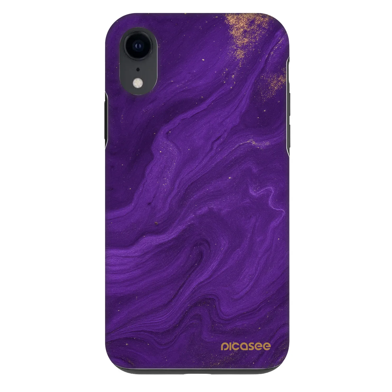 Picasee Fashion Case Apple iPhone XR - Purple