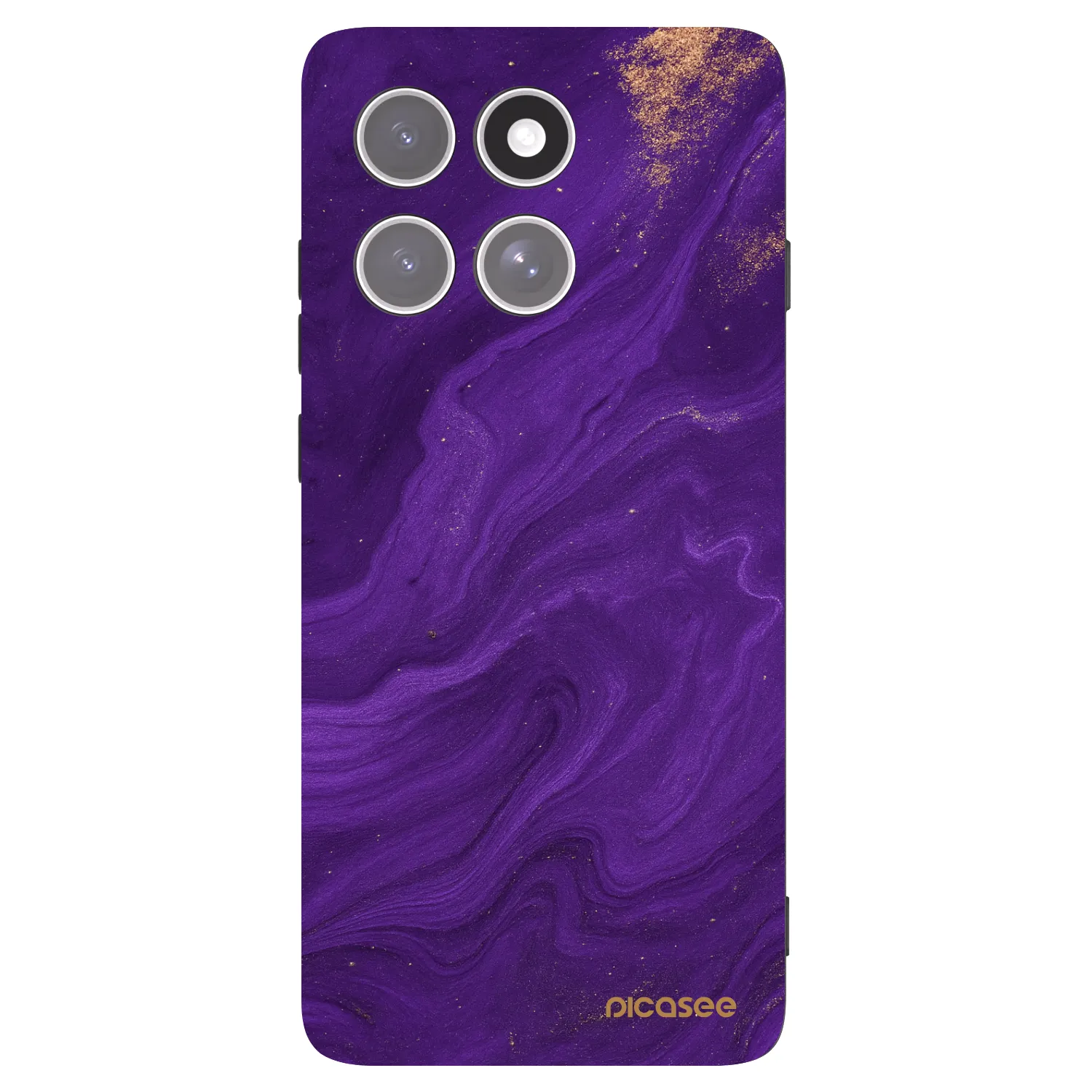 Picasee fekete szilikon tok az alábbi mobiltelefonokra Motorola Edge 60 Pro - Purple