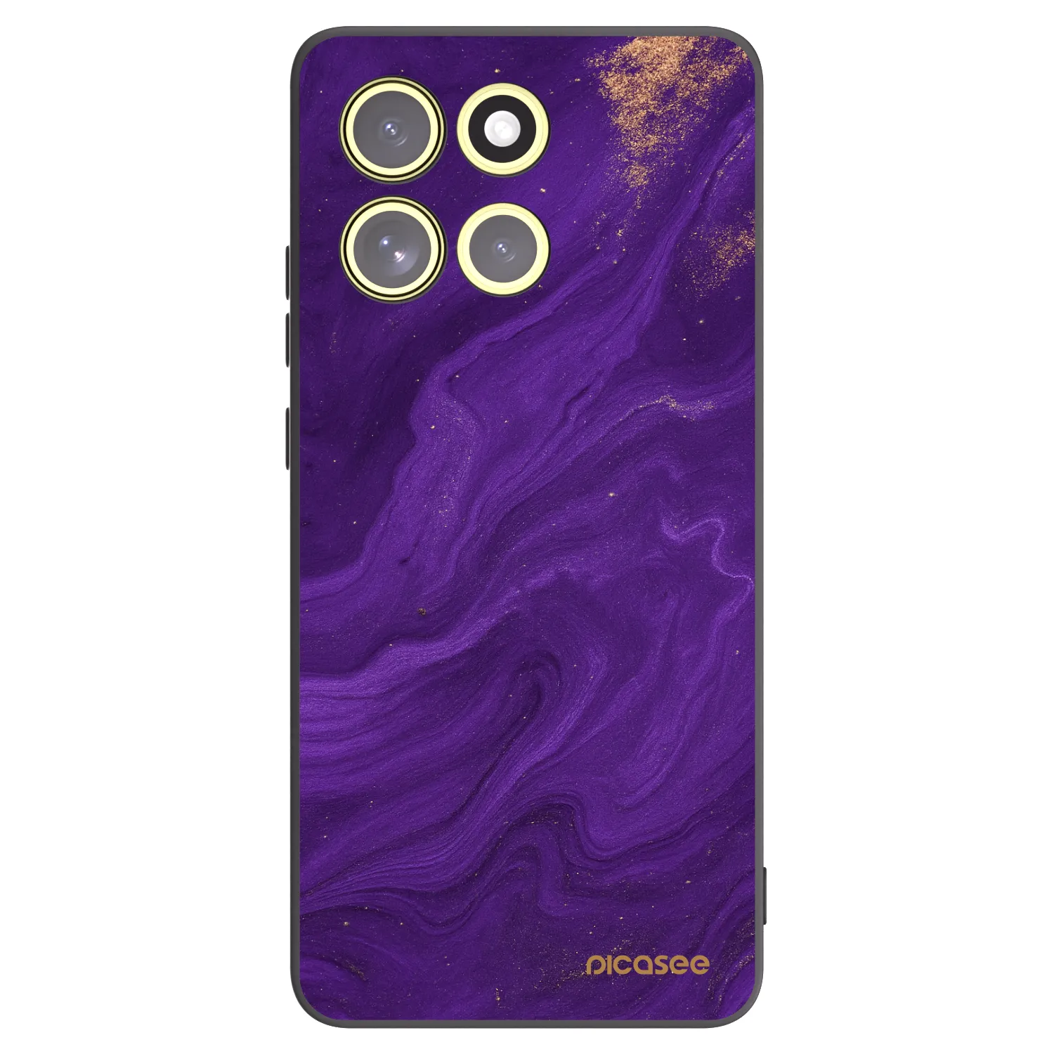 Picasee fekete szilikon tok az alábbi mobiltelefonokra Motorola Moto G86 5G - Purple