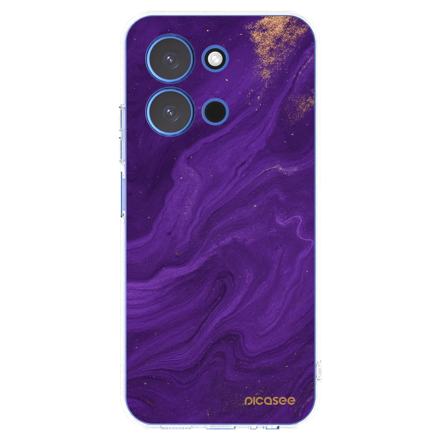 Picasee átlátszó szilikon tok az alábbi mobiltelefonokra Xiaomi Redmi 15C 4G - Purple