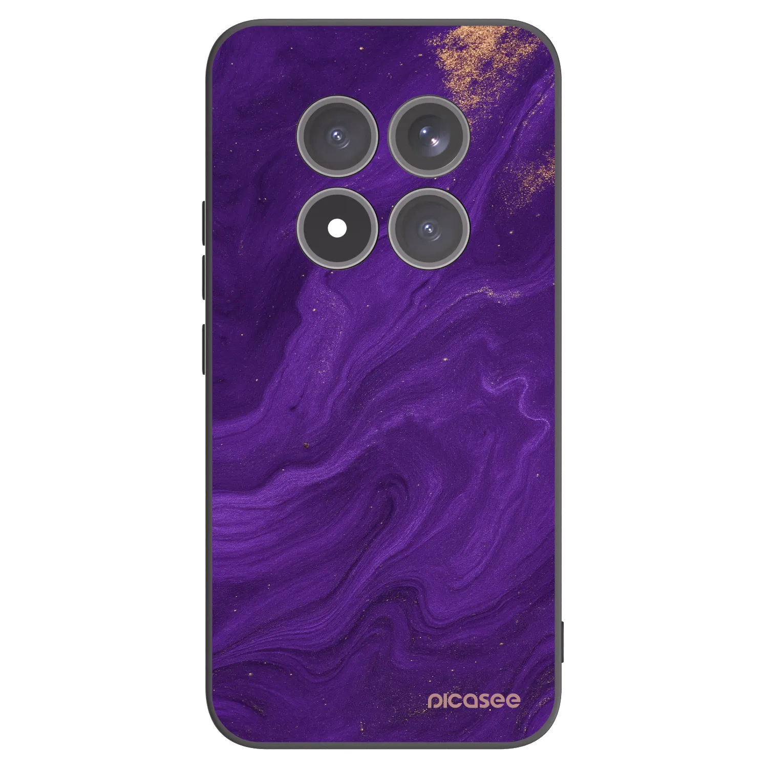 Picasee fekete szilikon tok az alábbi mobiltelefonokra Xiaomi Redmi Note 15 Pro+ - Purple