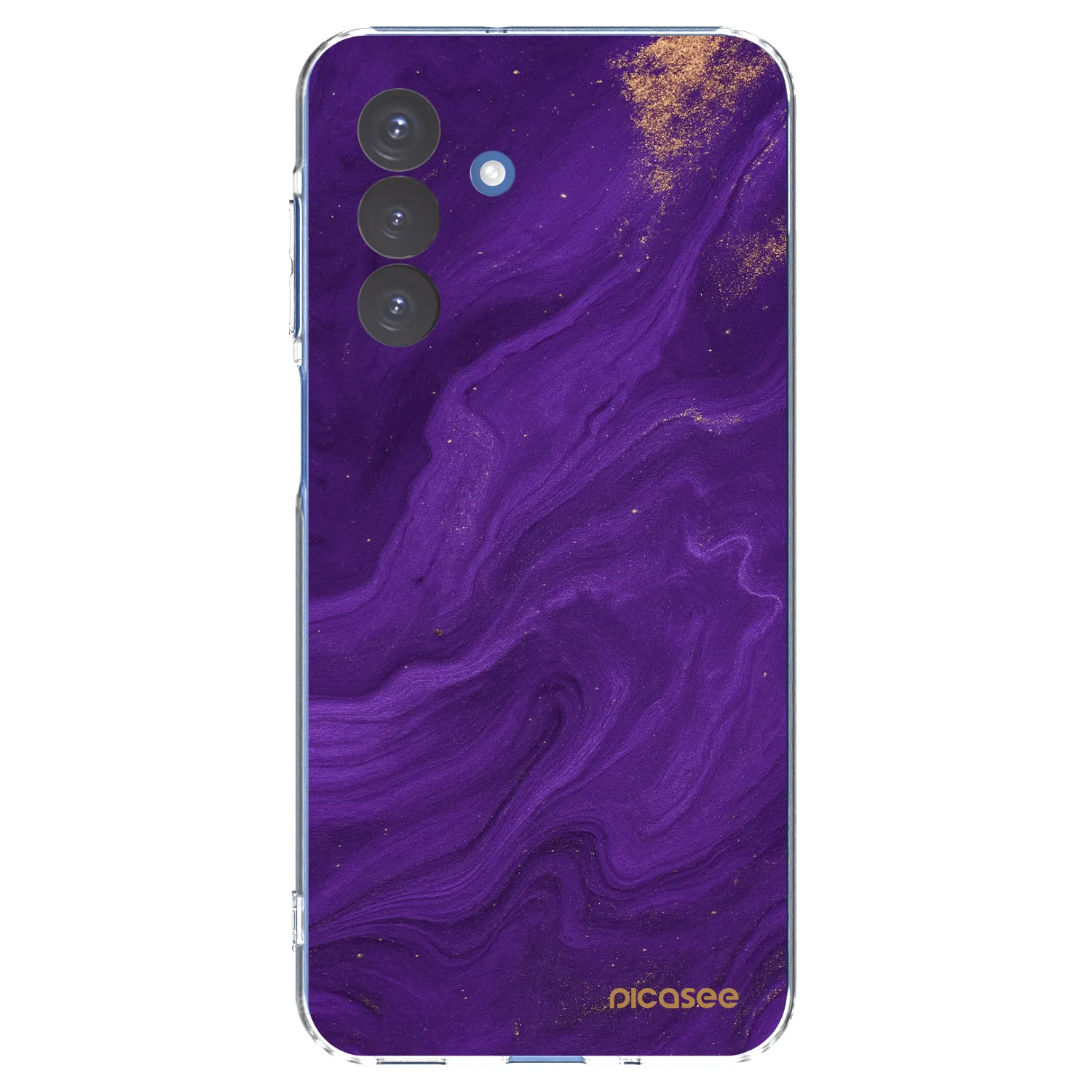 Picasee átlátszó szilikon tok az alábbi mobiltelefonokra Samsung Galaxy A17 5G - Purple