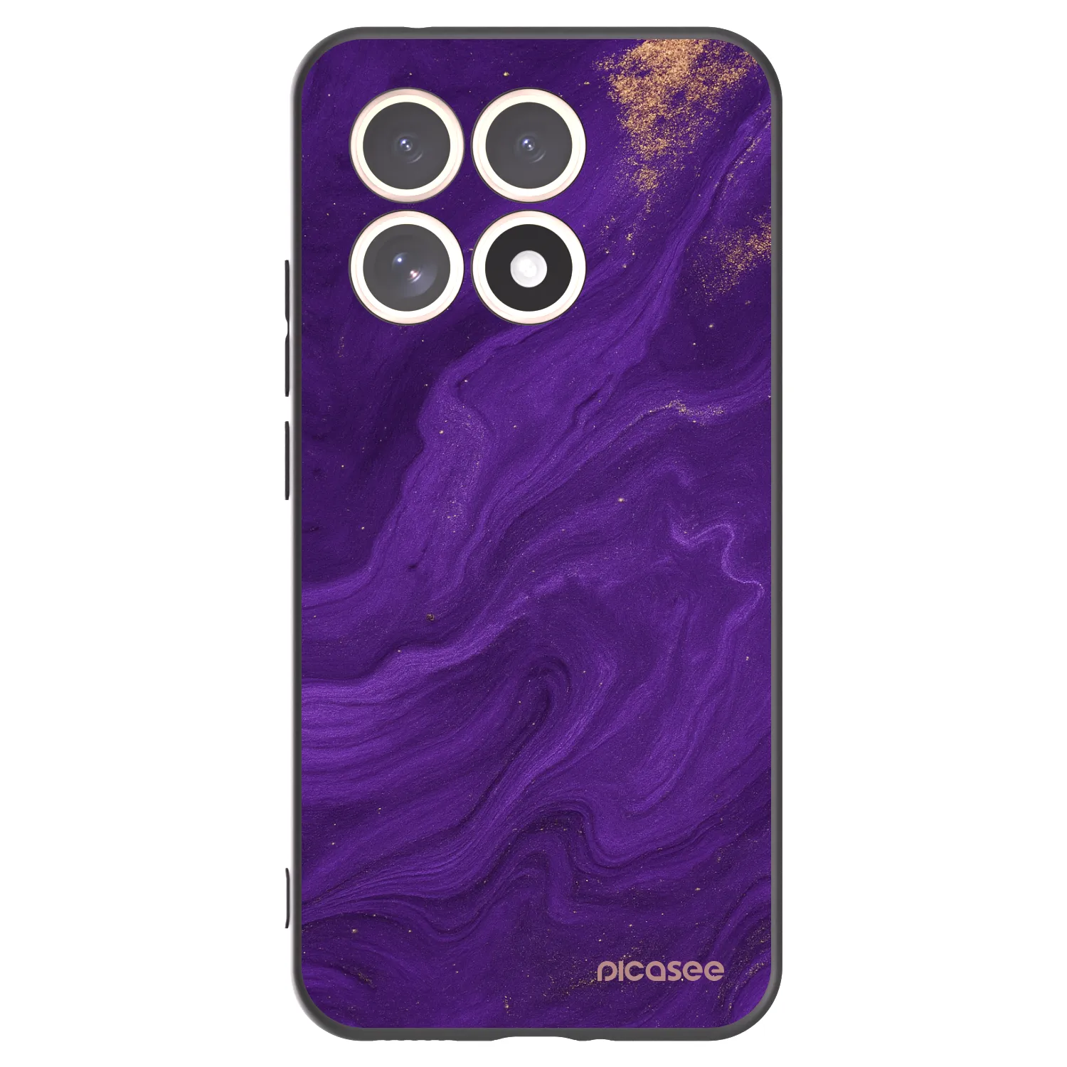 Picasee fekete szilikon tok az alábbi mobiltelefonokra Xiaomi 15T - Purple