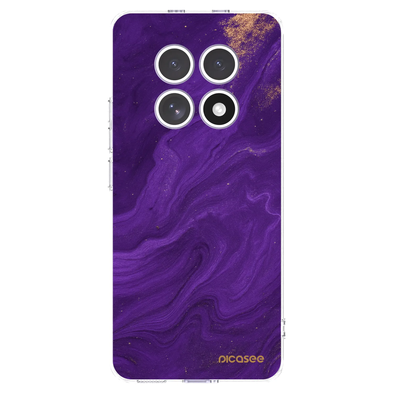 Picasee átlátszó szilikon tok az alábbi mobiltelefonokra Xiaomi Redmi Note 15 - Purple