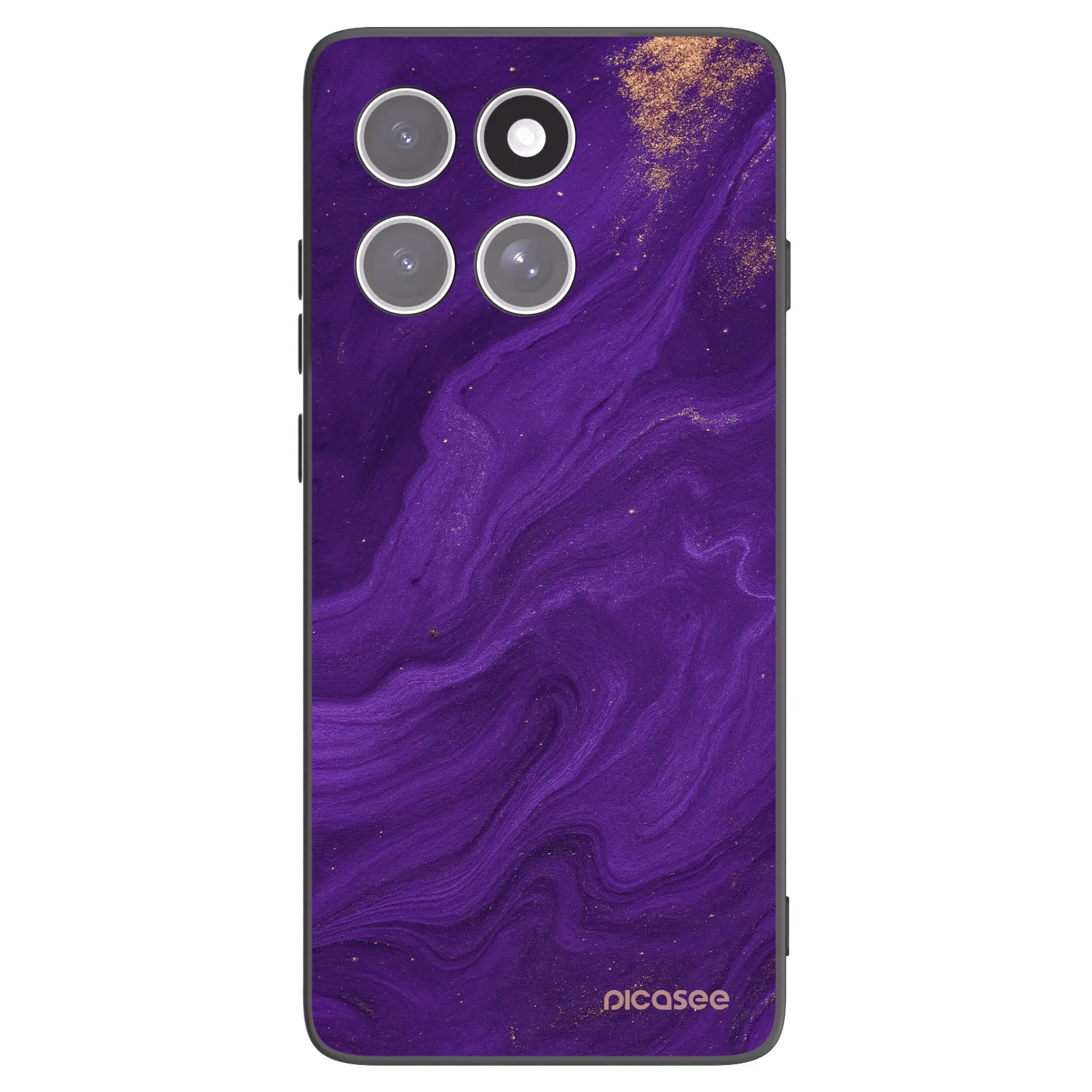 Picasee fekete szilikon tok az alábbi mobiltelefonokra Motorola Edge 60 Fusion - Purple