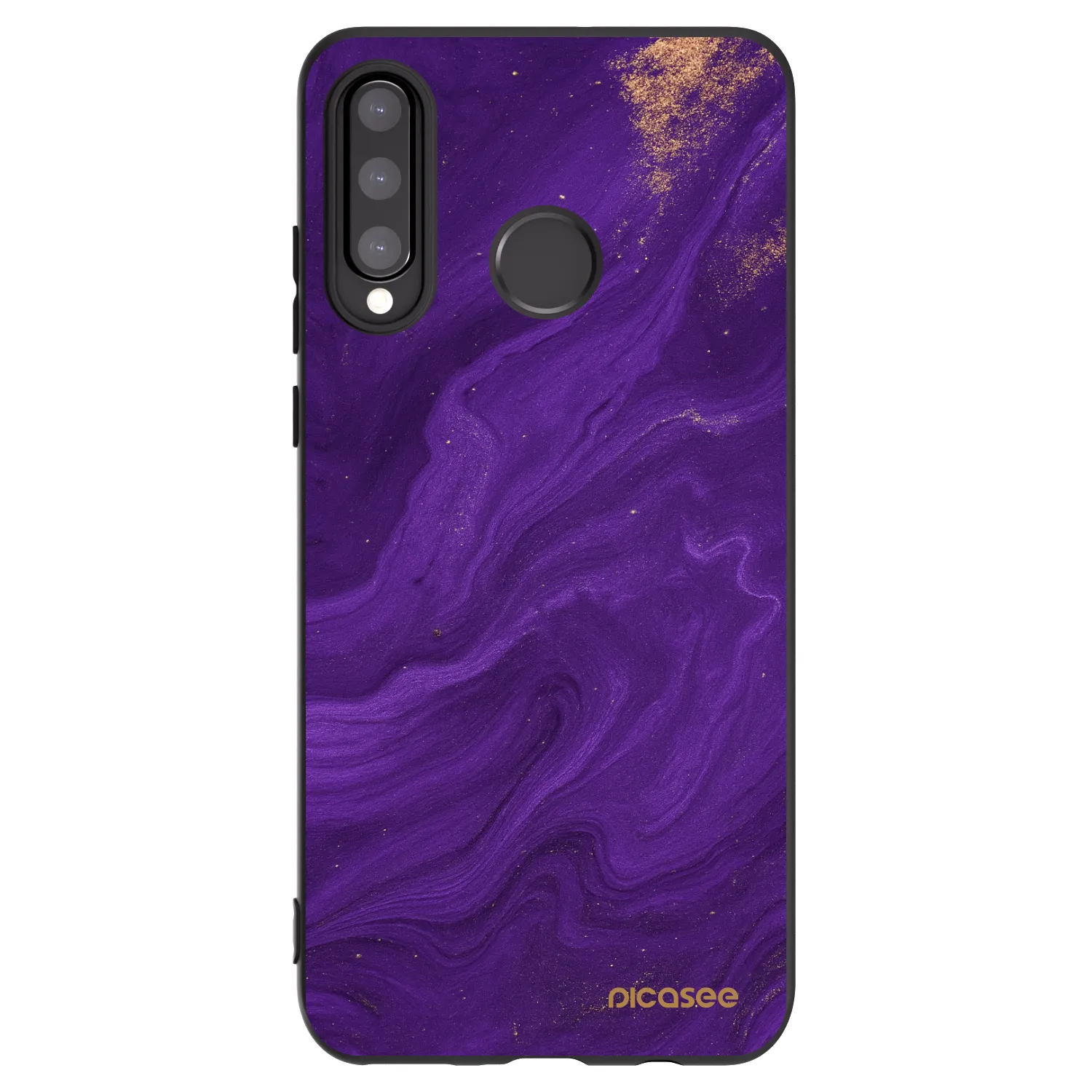 Picasee fekete szilikon tok az alábbi mobiltelefonokra Huawei P30 Lite - Purple