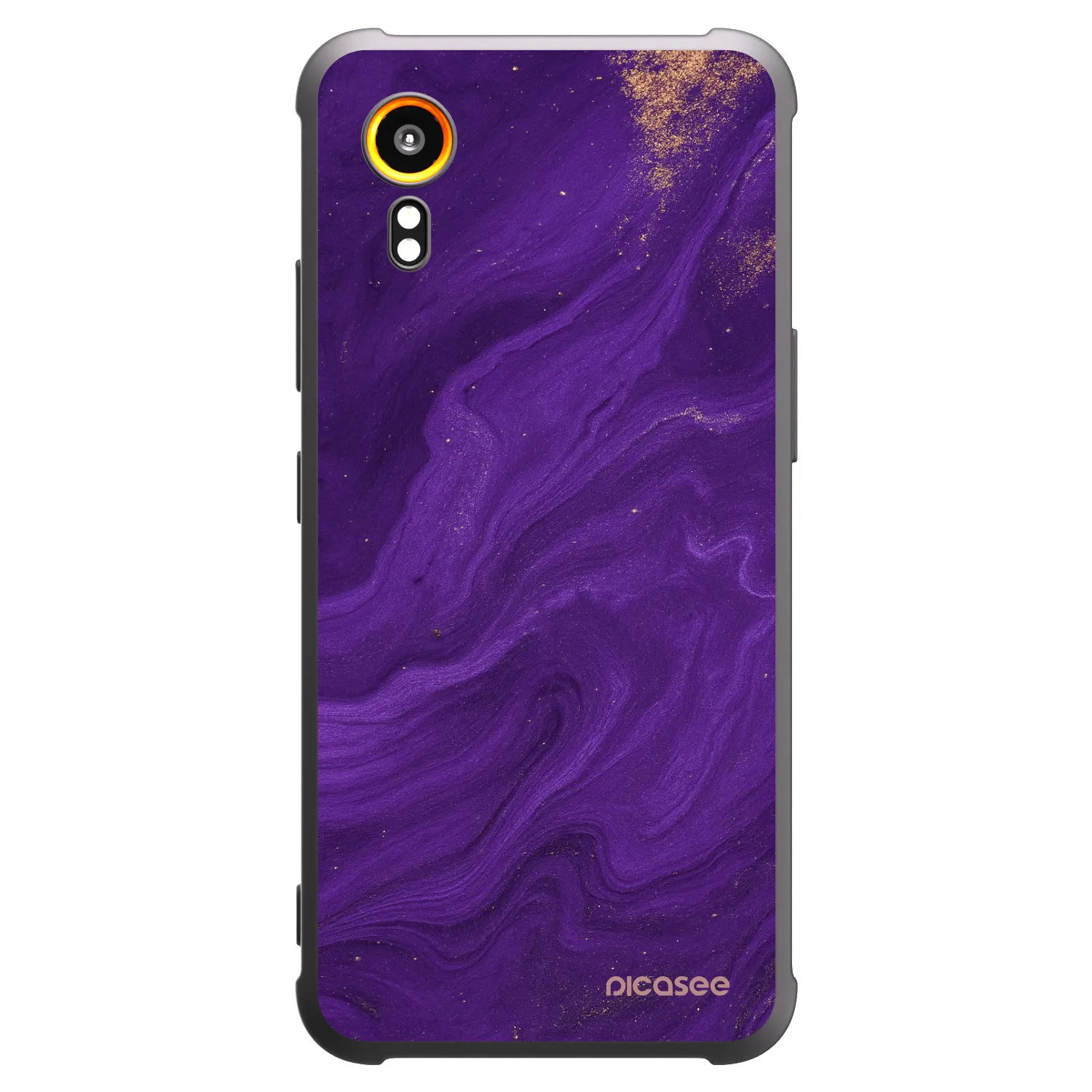 Picasee fekete szilikon tok az alábbi mobiltelefonokra Samsung Galaxy Xcover 7 - Purple