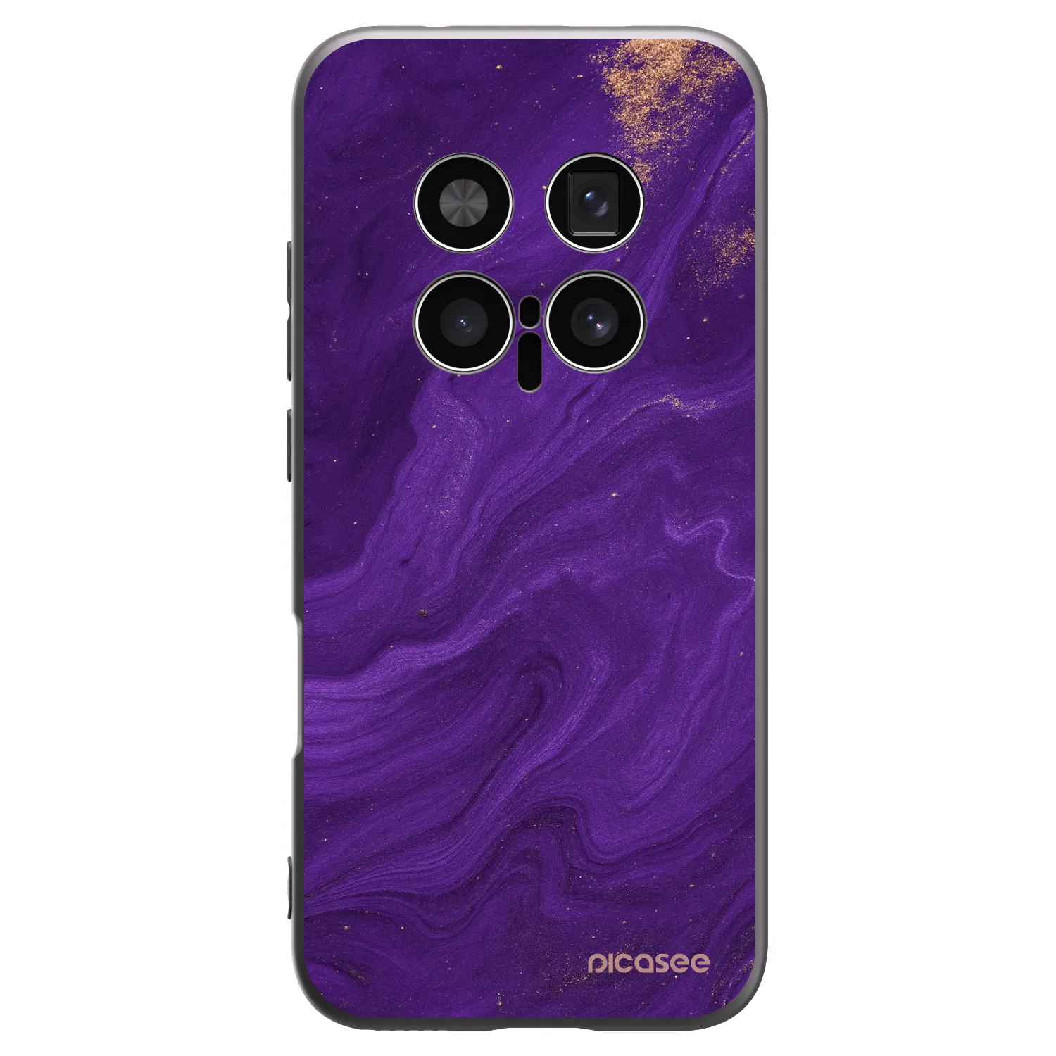 Picasee fekete szilikon tok az alábbi mobiltelefonokra Honor Magic8 Pro 5G - Purple