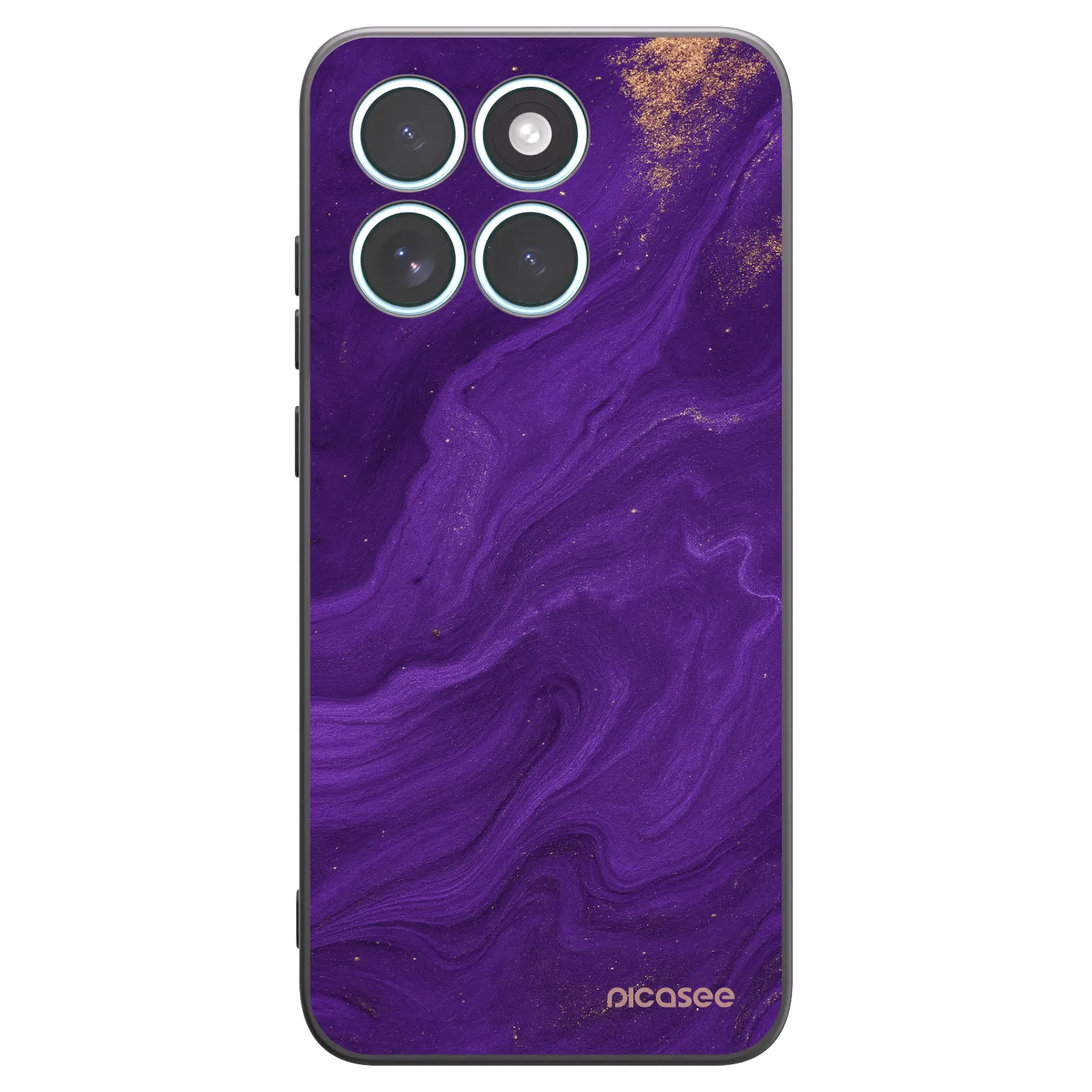 Picasee fekete szilikon tok az alábbi mobiltelefonokra Motorola Edge 70 Fusion - Purple