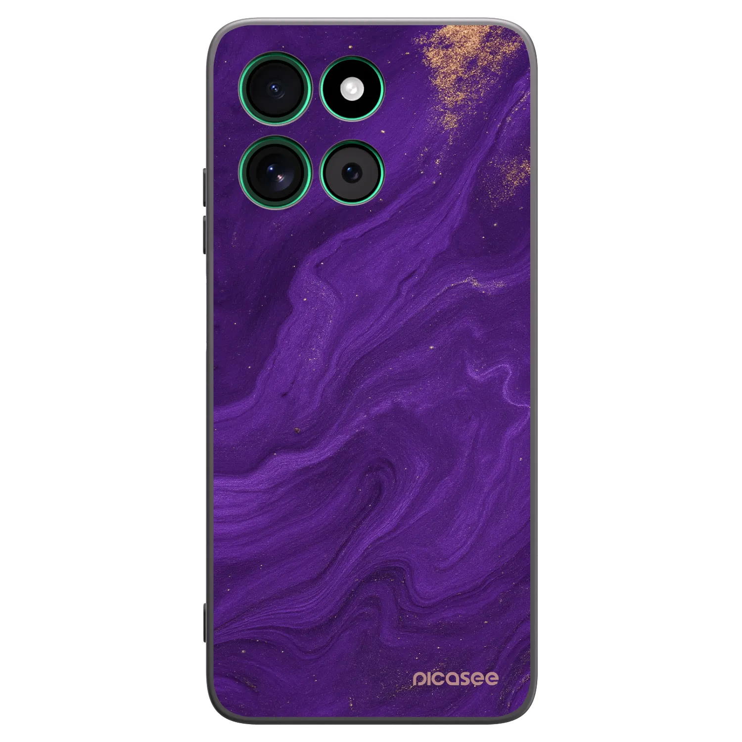 Picasee fekete szilikon tok az alábbi mobiltelefonokra Motorola Moto G57 Power - Purple